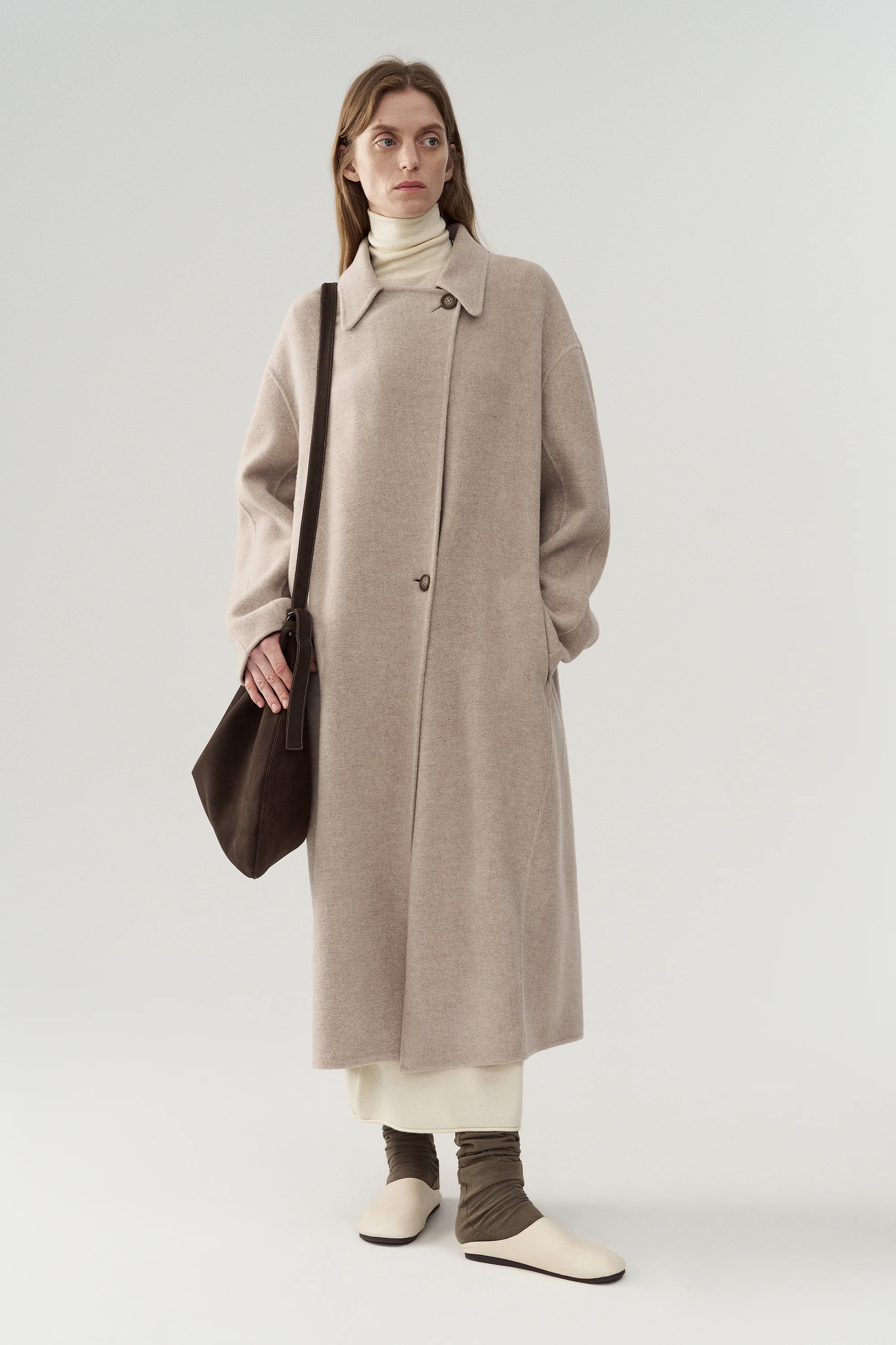 Cashmere Notched-Collar Coat - Image 14