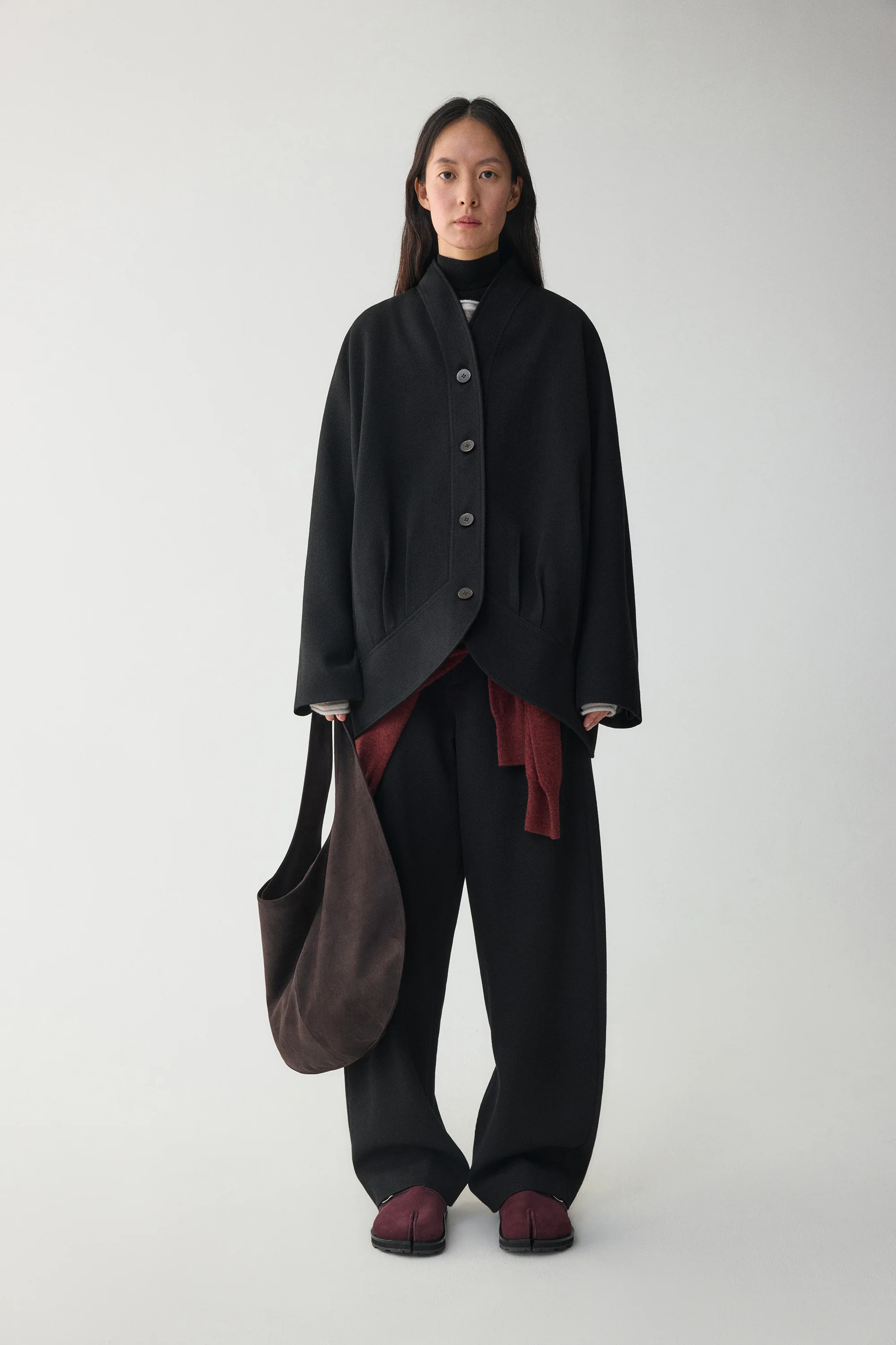 Chinese-inspired Wool Coat - Image 11
