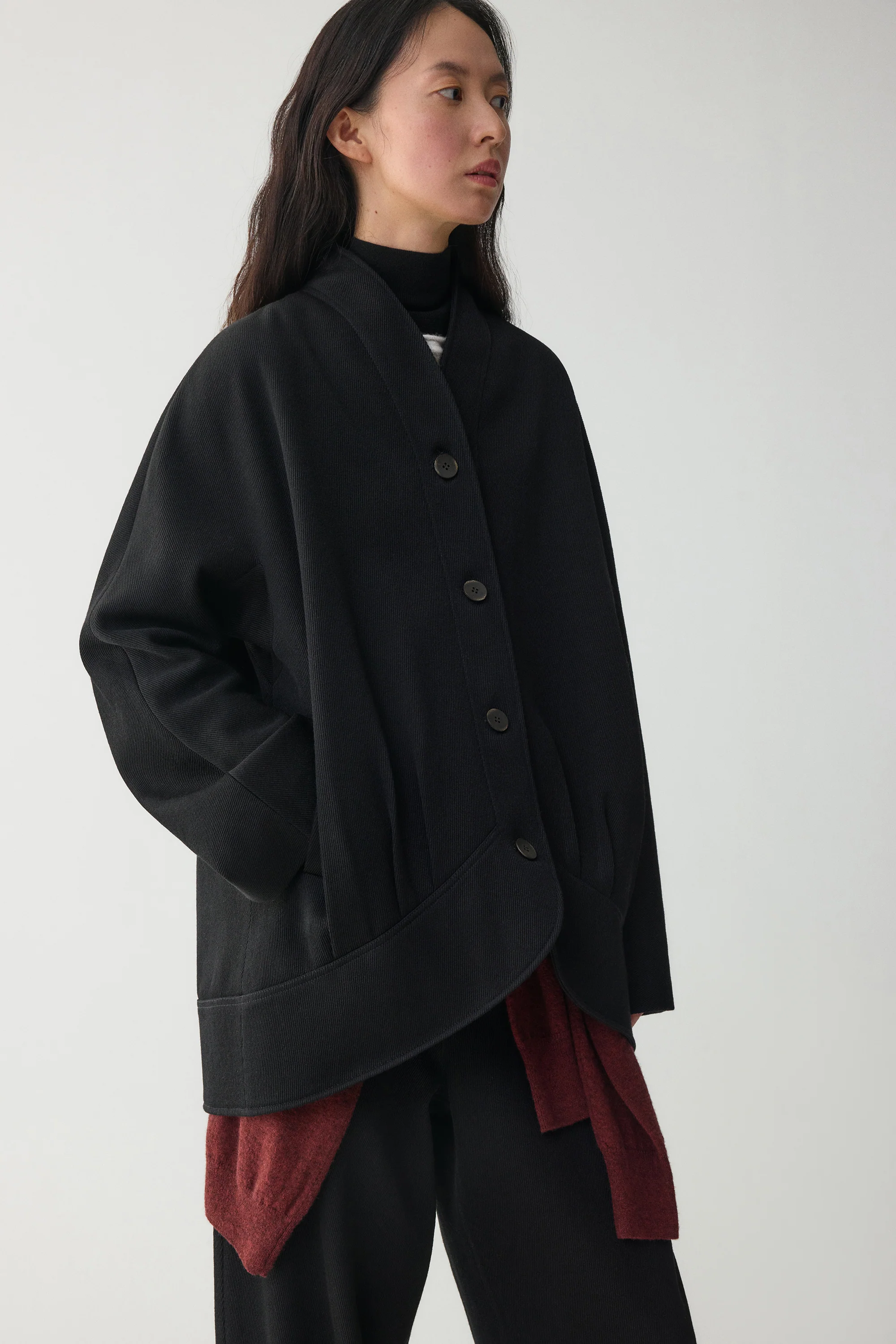 Chinese-inspired Wool Coat - Image 16