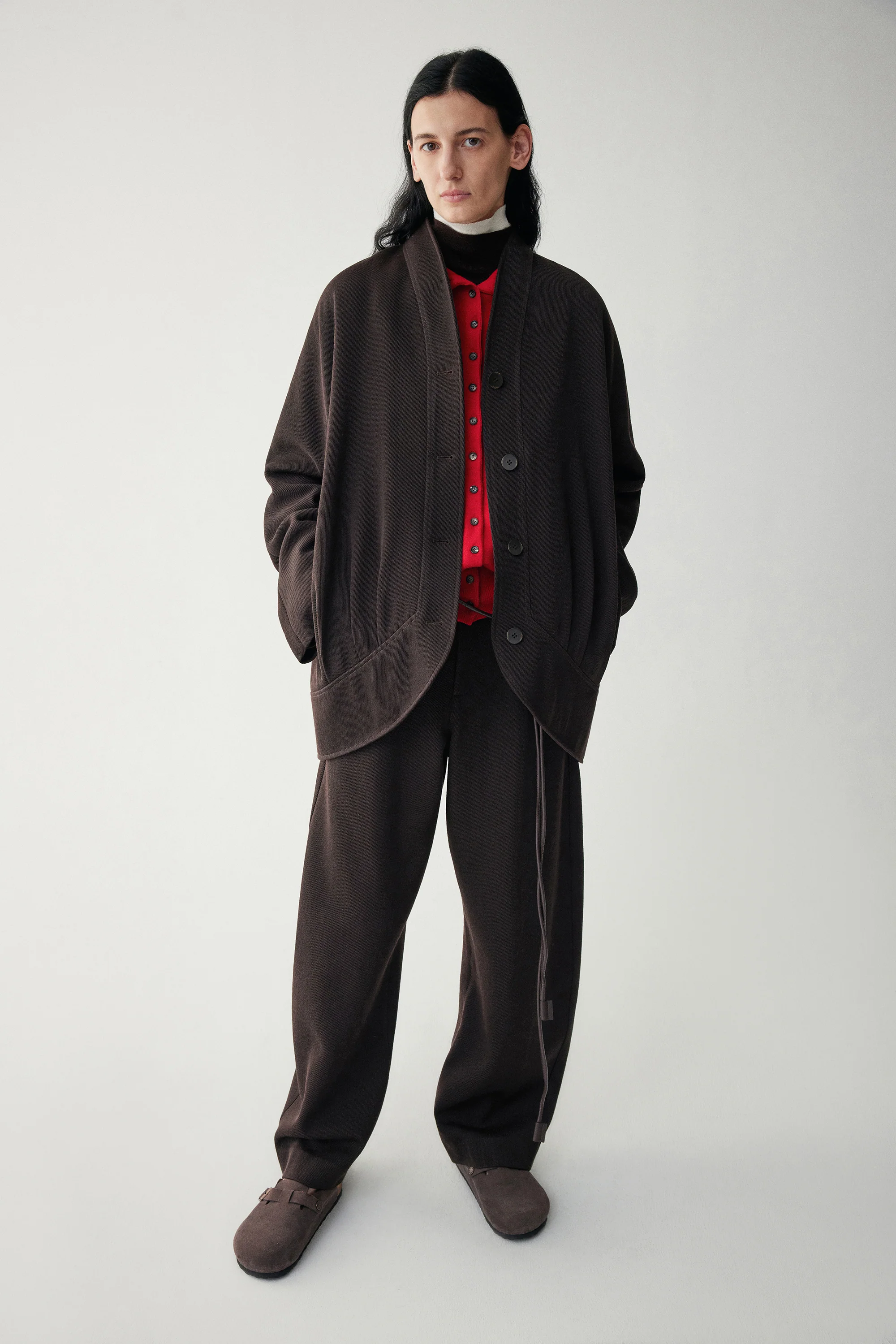 Chinese-inspired Wool Coat - Image 5