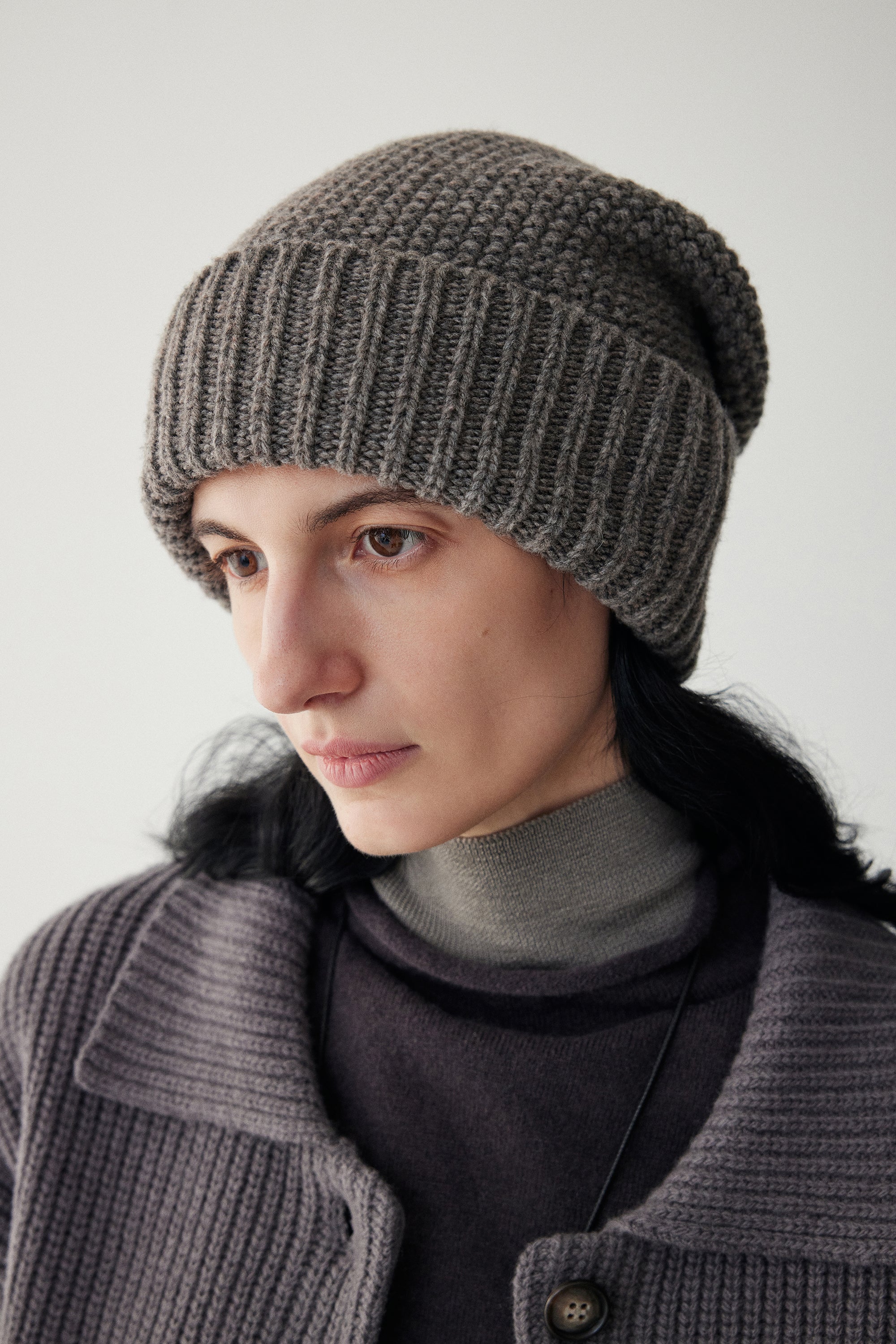 Chunky-knit Wool Beanie - Image 3