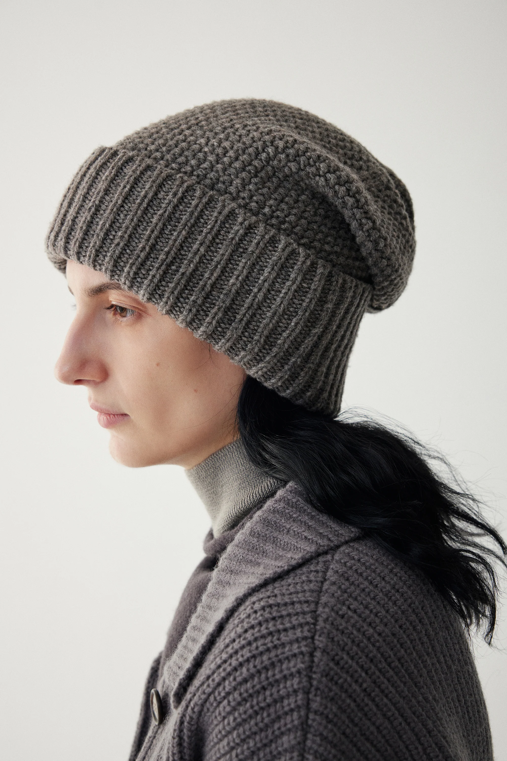 Chunky-knit Wool Beanie - Image 4