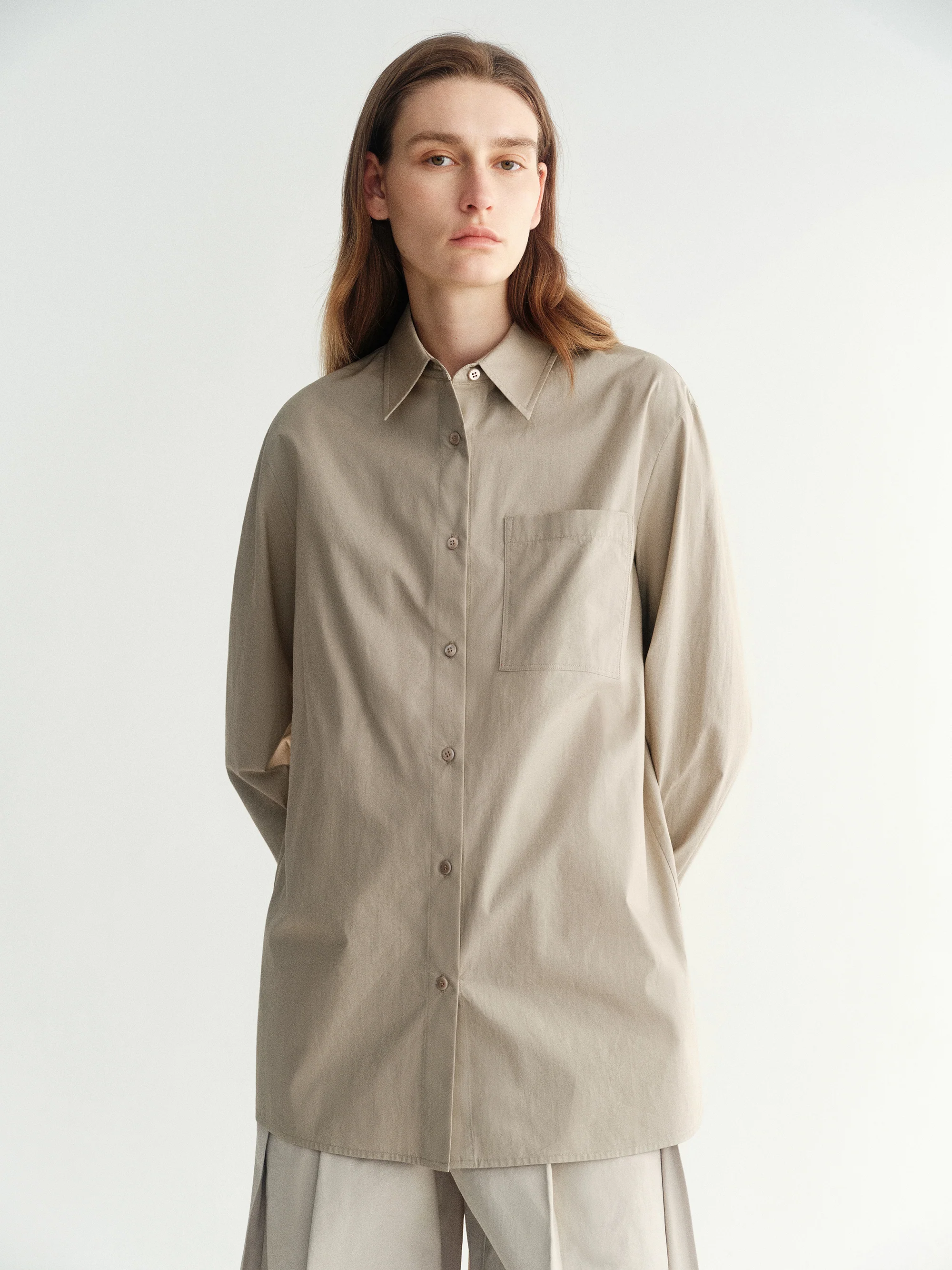 Classic Mid-length Blouse - Image 12
