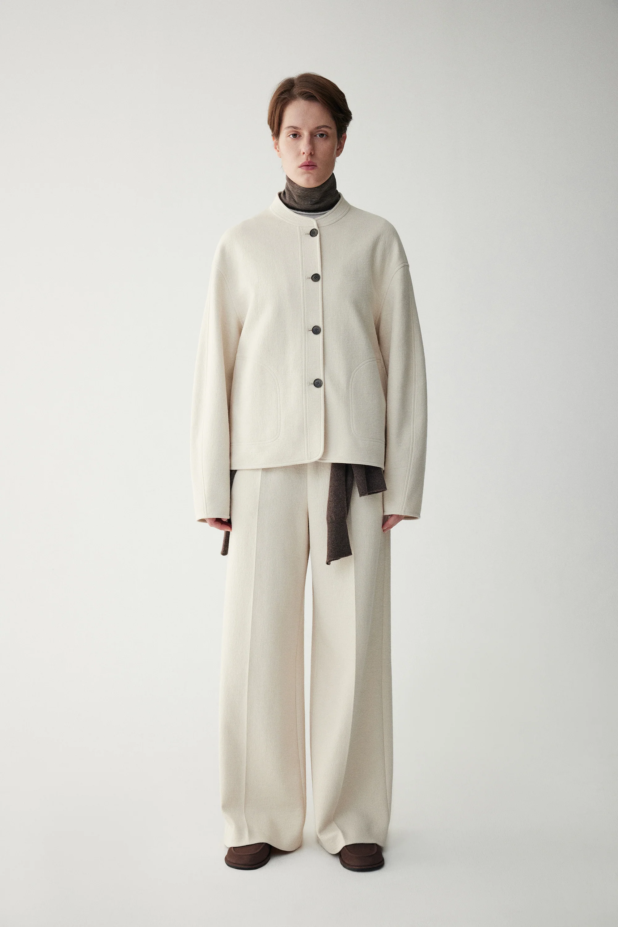 Cocoon Wool Coat - Image 3