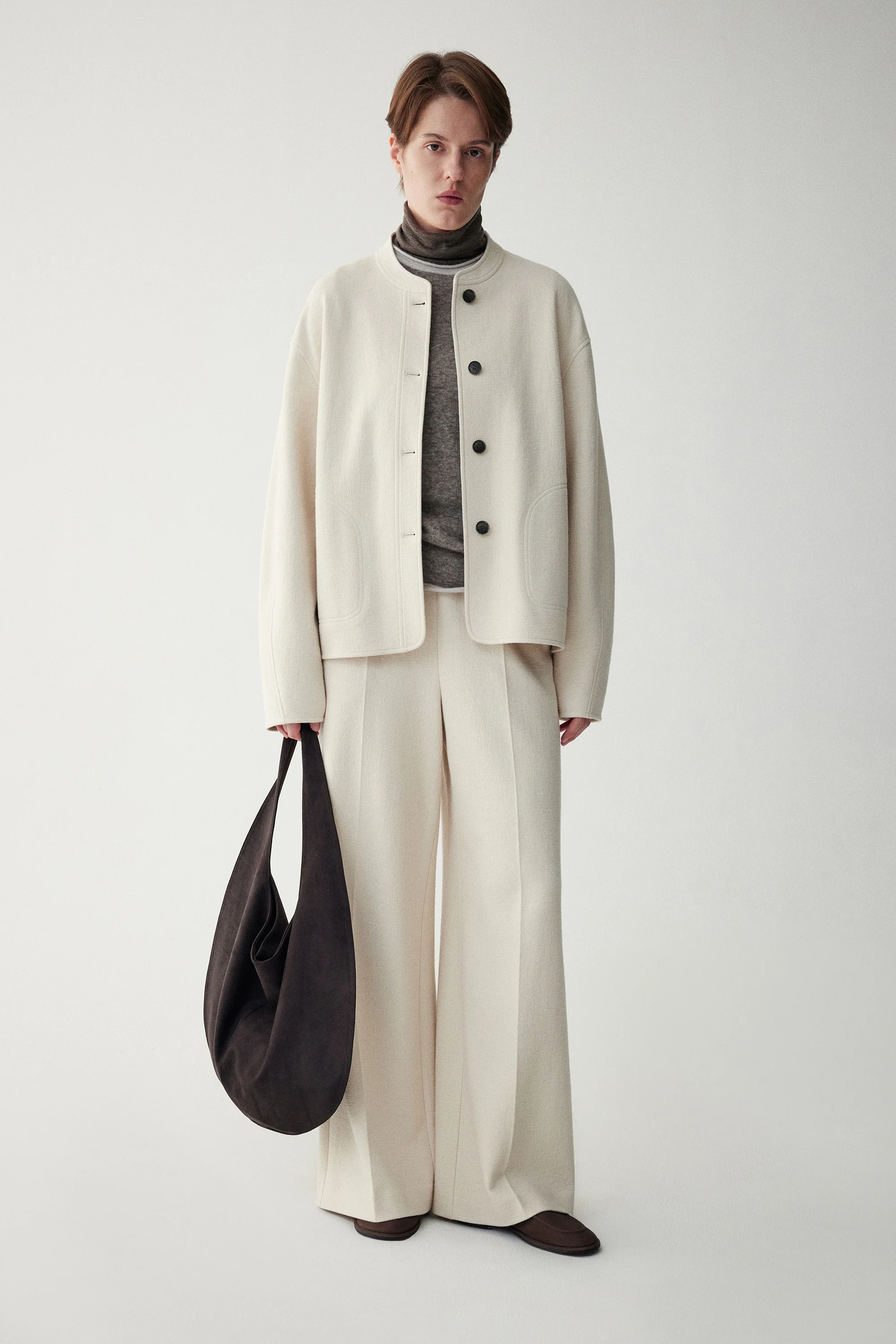 Cocoon Wool Coat - Image 4