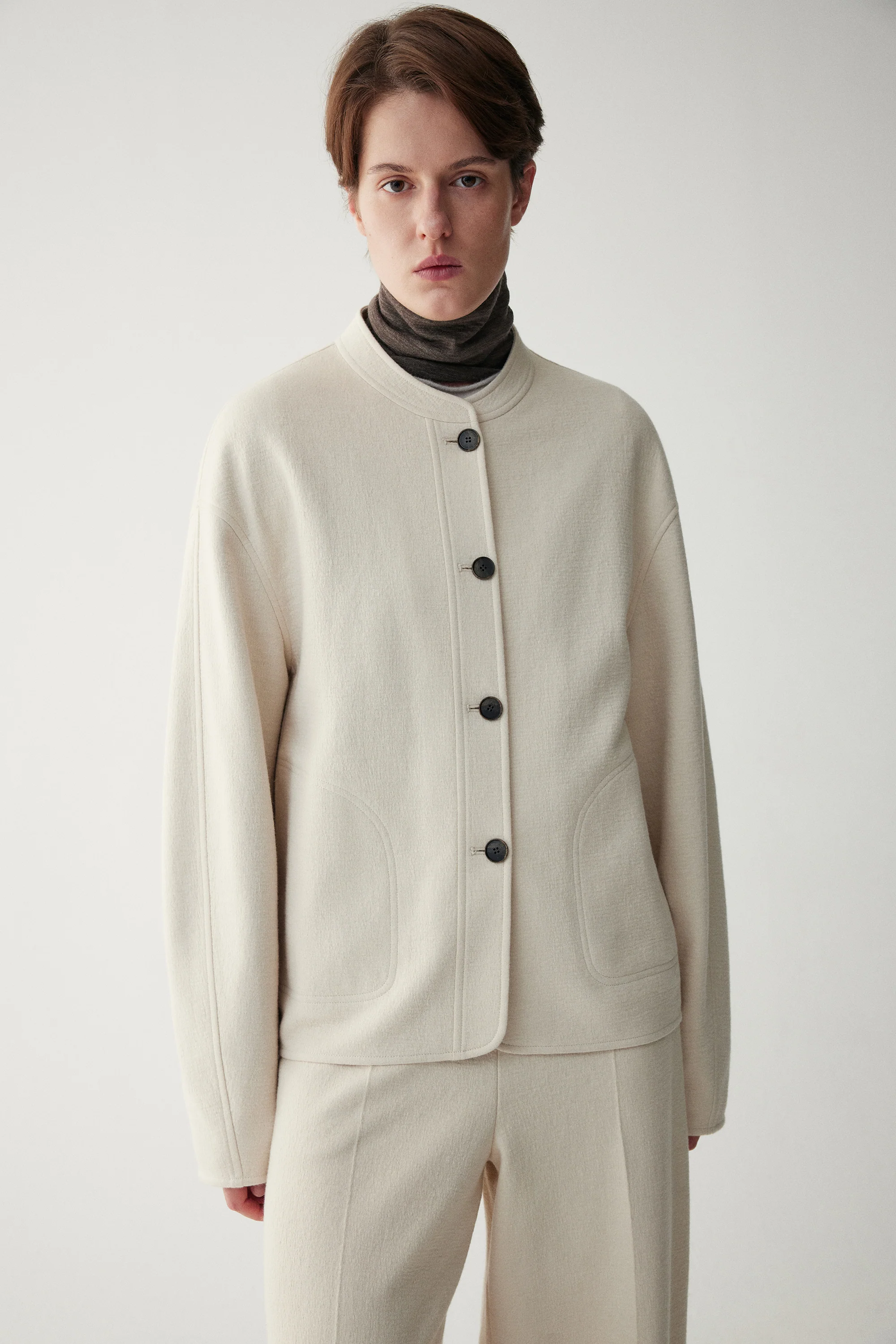 Cocoon Wool Coat - Image 6