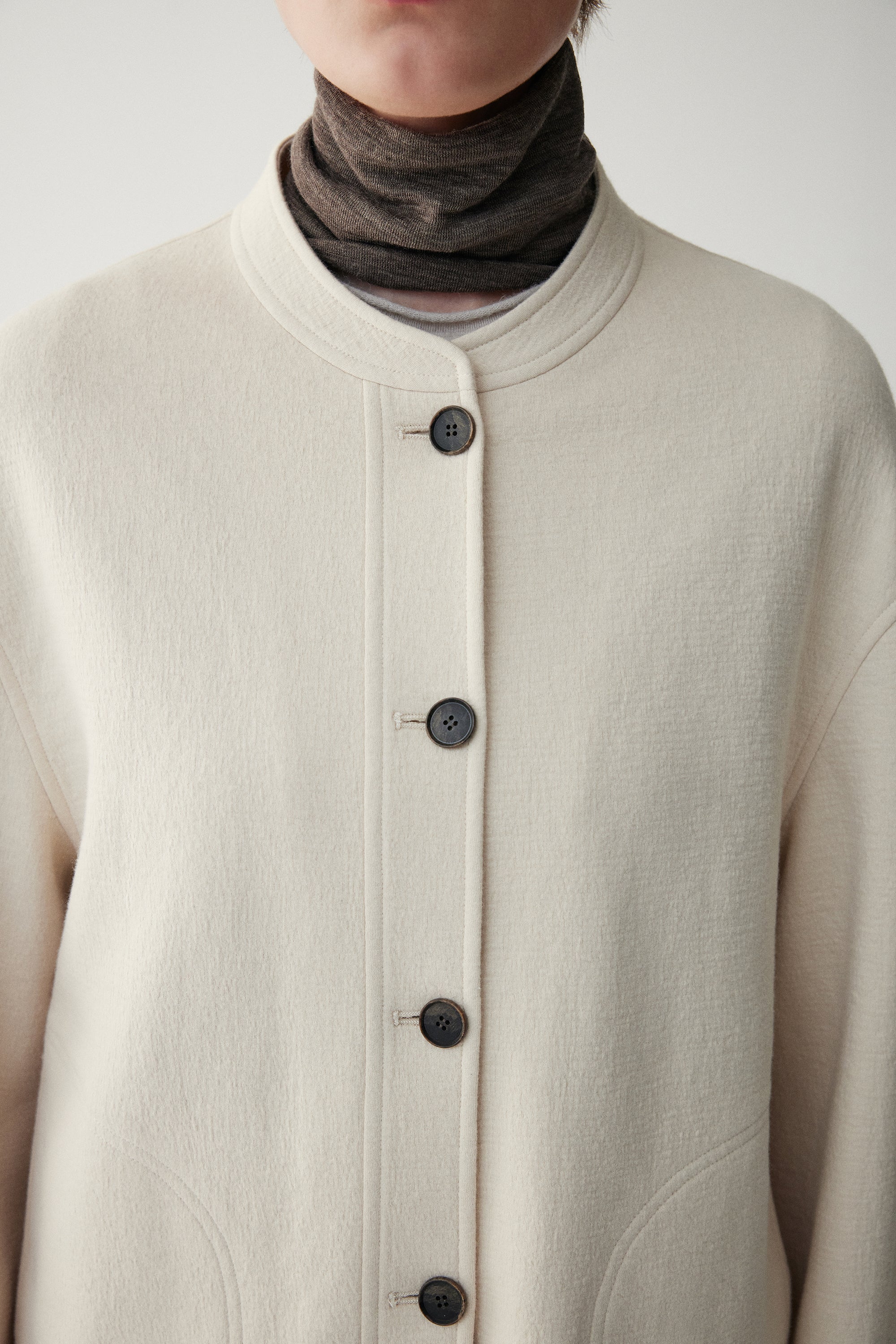 Cocoon Wool Coat - Image 8