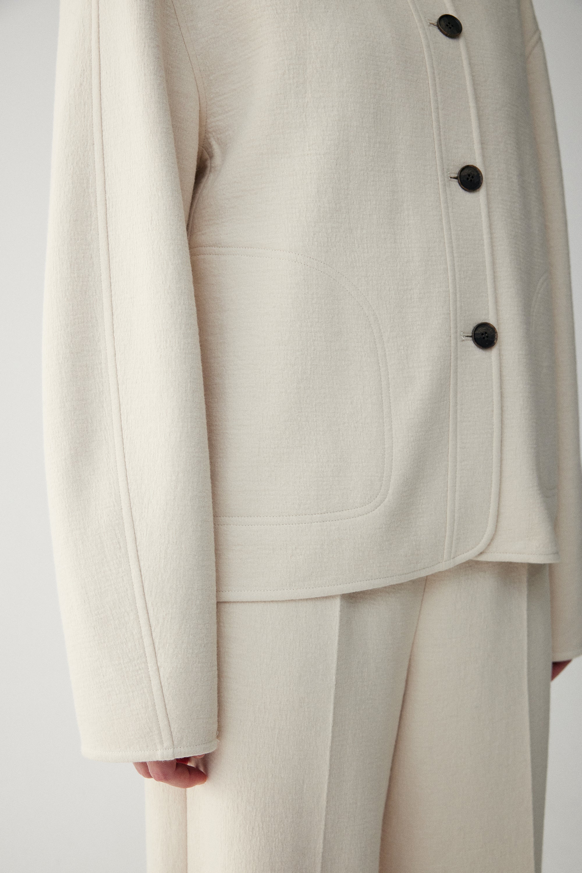 Cocoon Wool Coat - Image 9