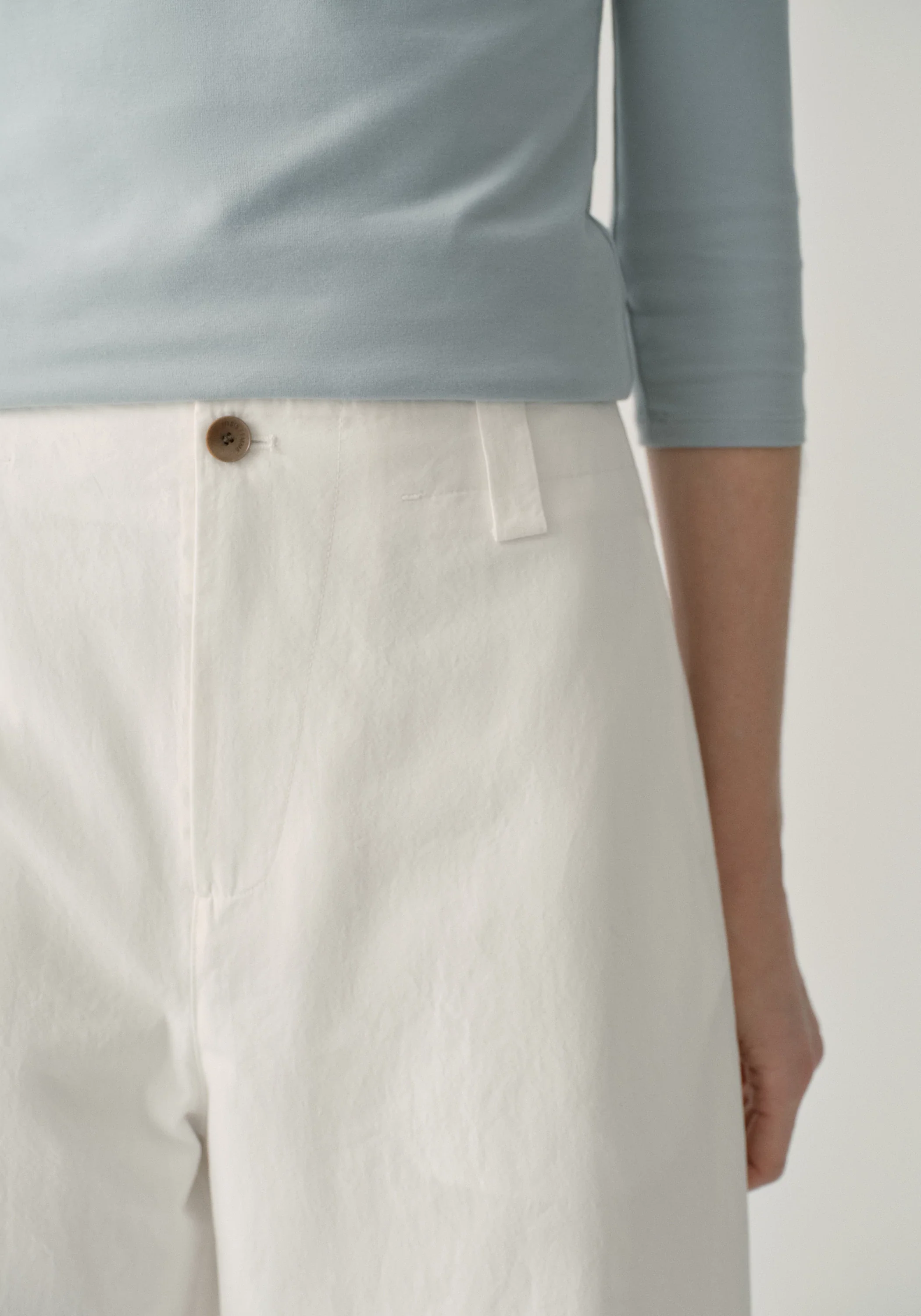 Cotton Cropped Pants - Image 24