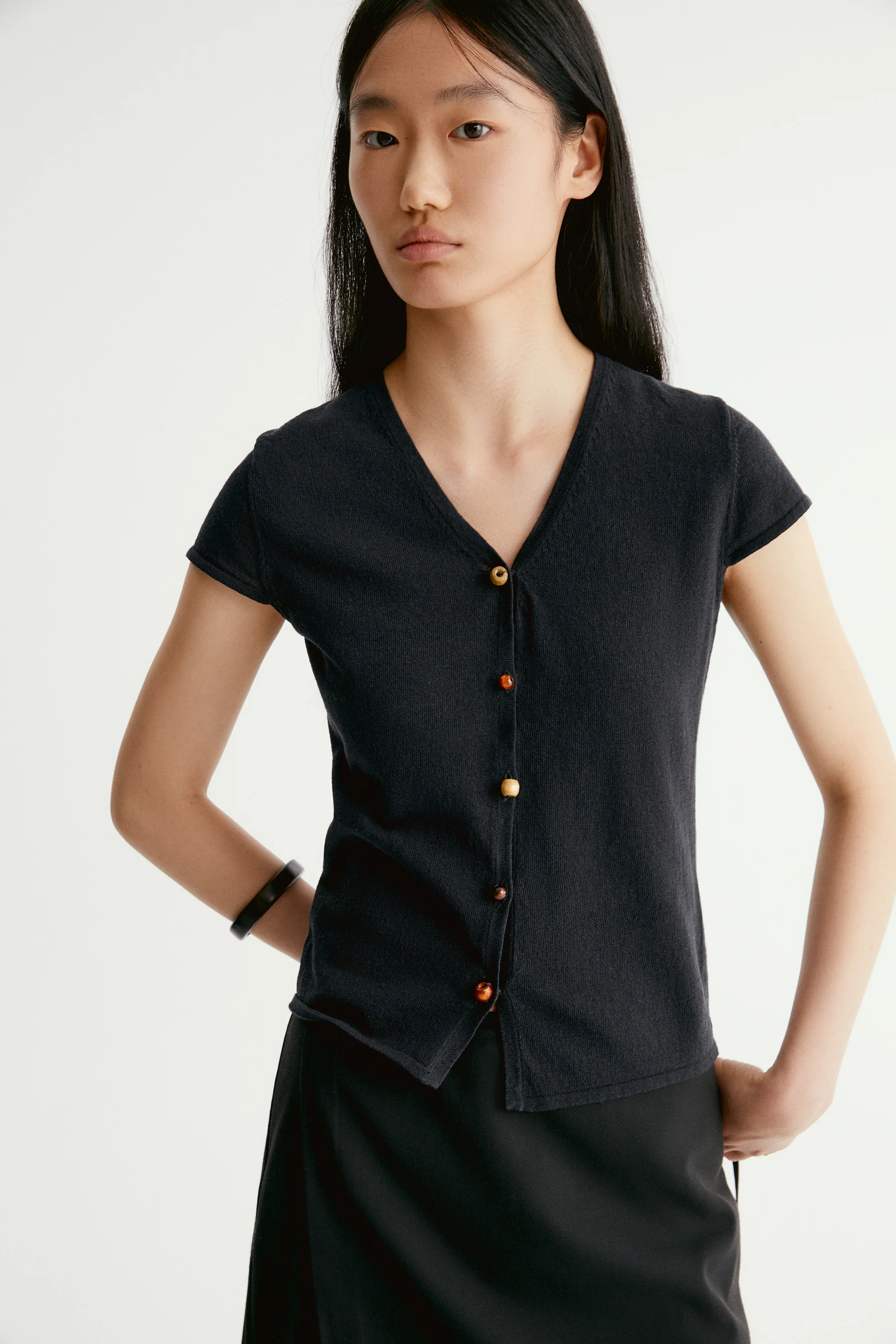 Cotton-linen Knitted Top - Image 18