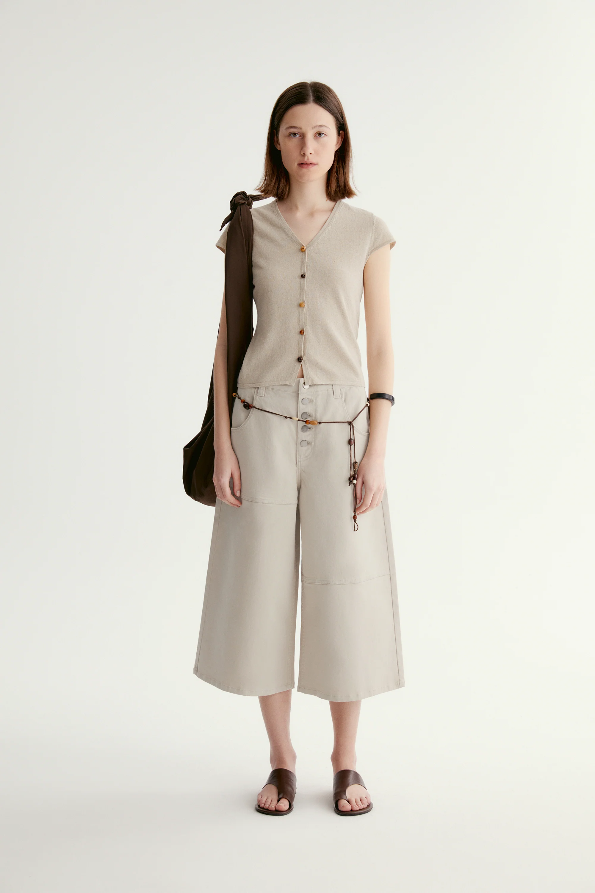 Cotton-linen Knitted Top - Image 3