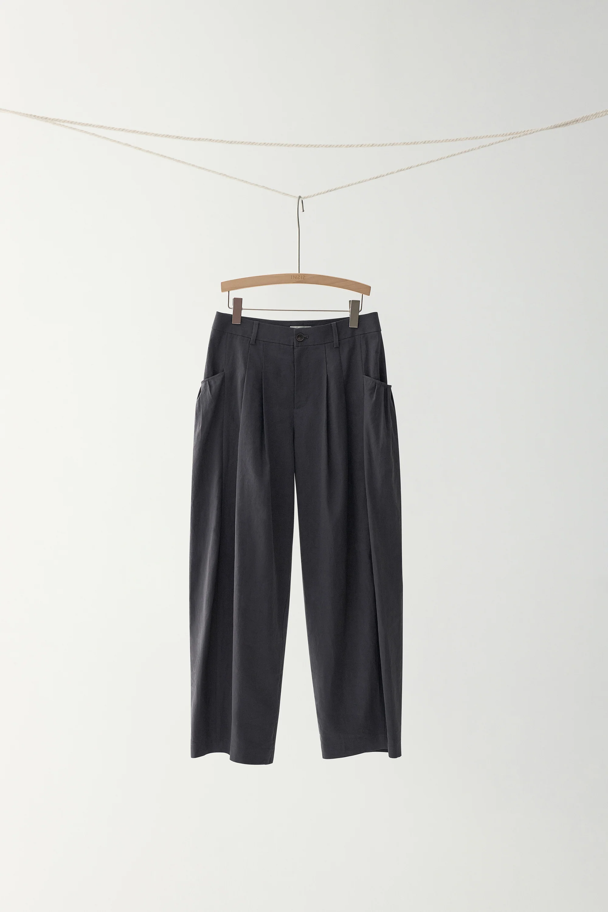 Cotton-linen Pleated Pants - Image 2