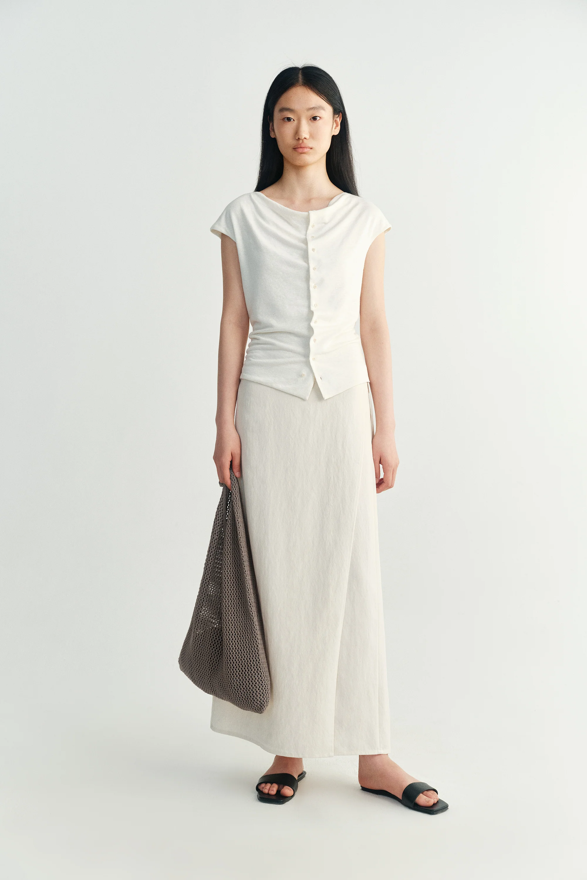 Cotton-linen Retro Top - Image 13