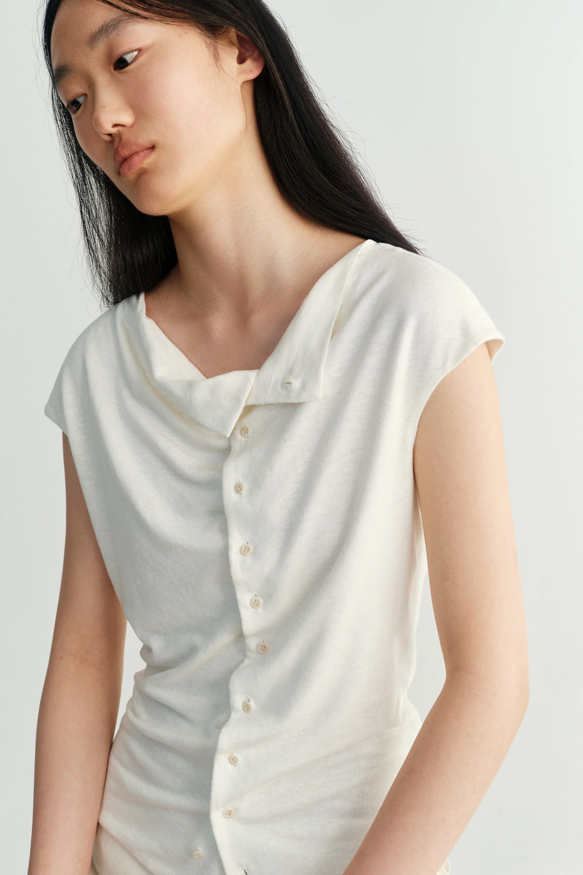 Cotton-linen Retro Top - Image 15