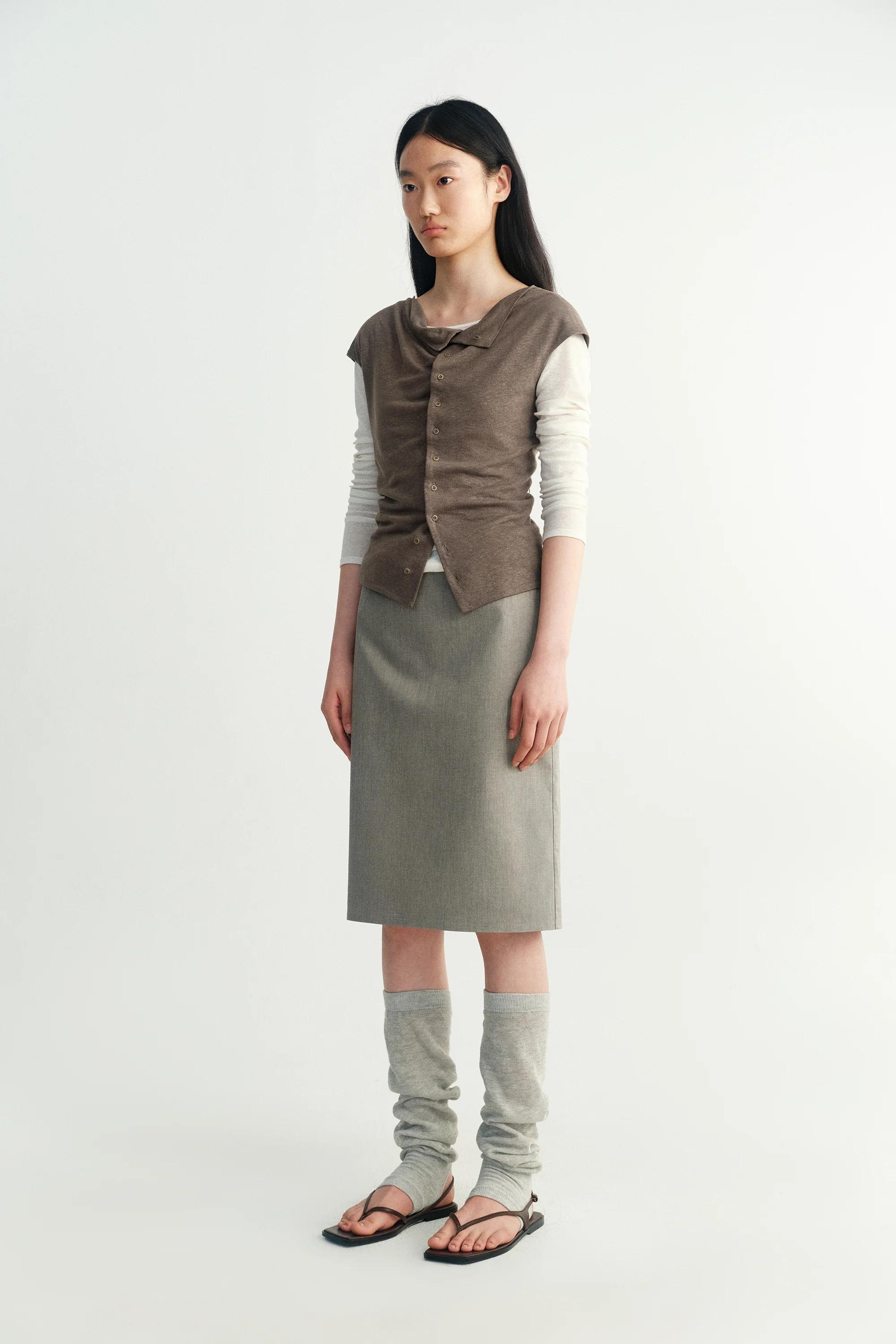 Cotton-linen Retro Top - Image 4