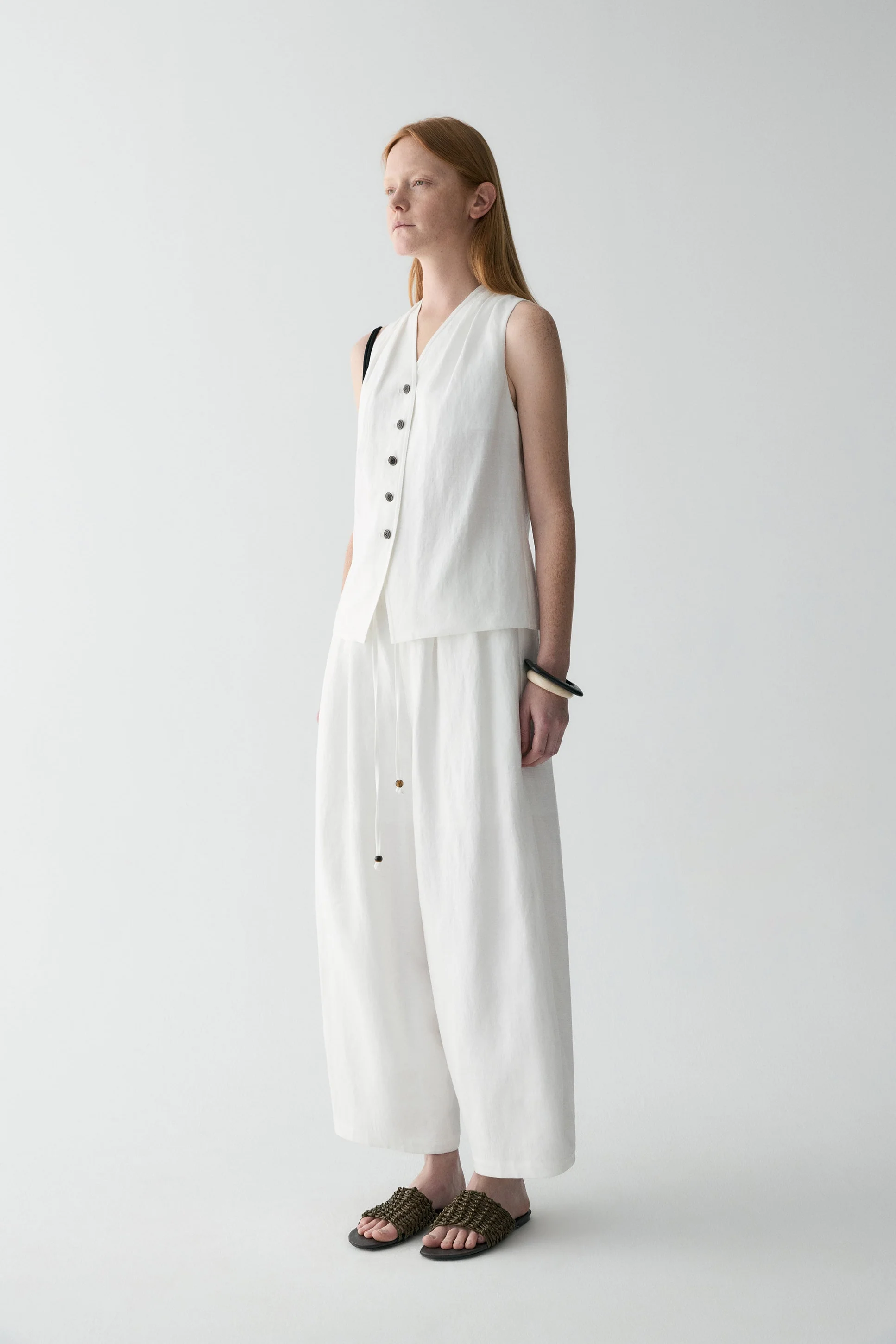 Cotton-linen Vest - Image 15