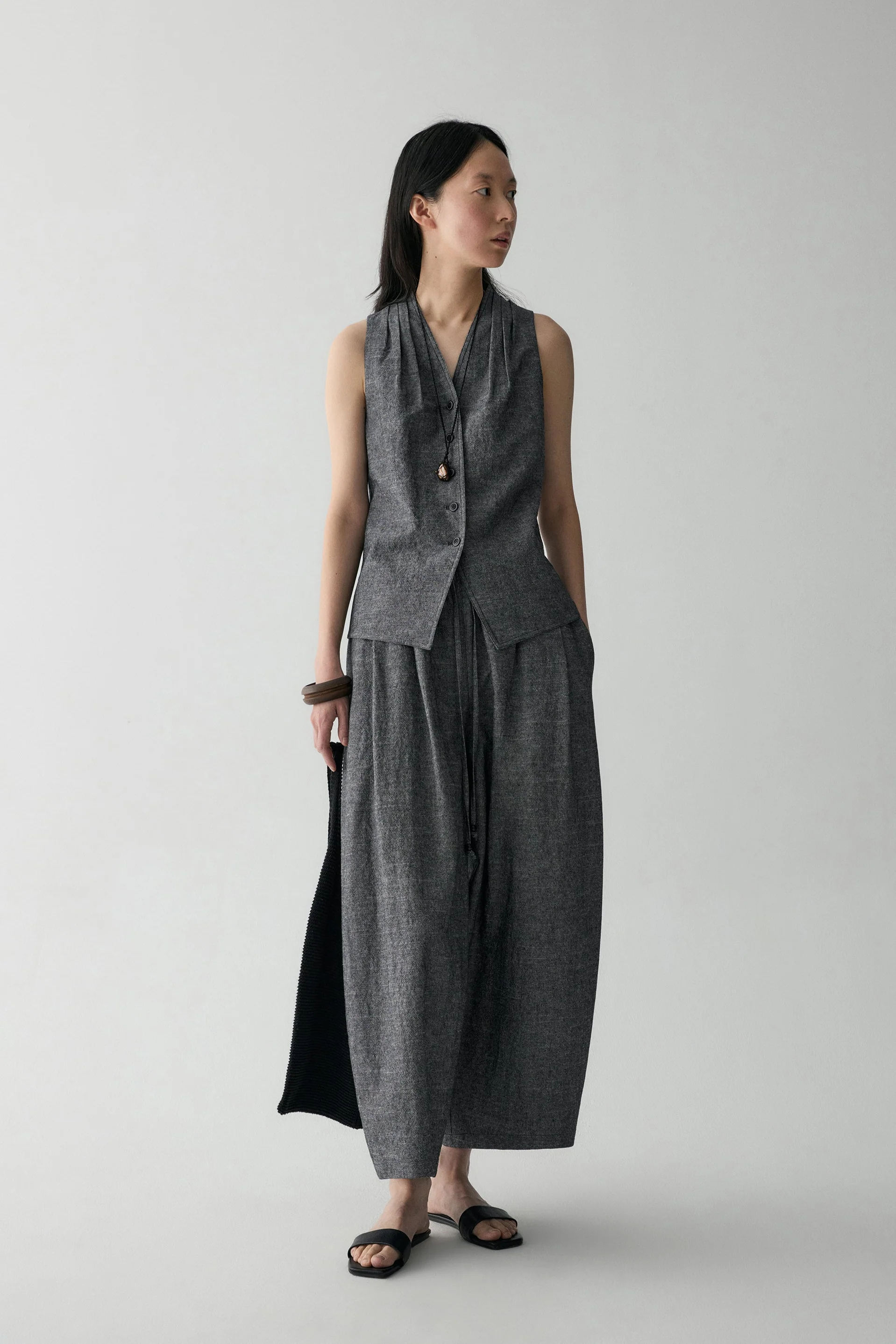Cotton-linen Vest - Image 4