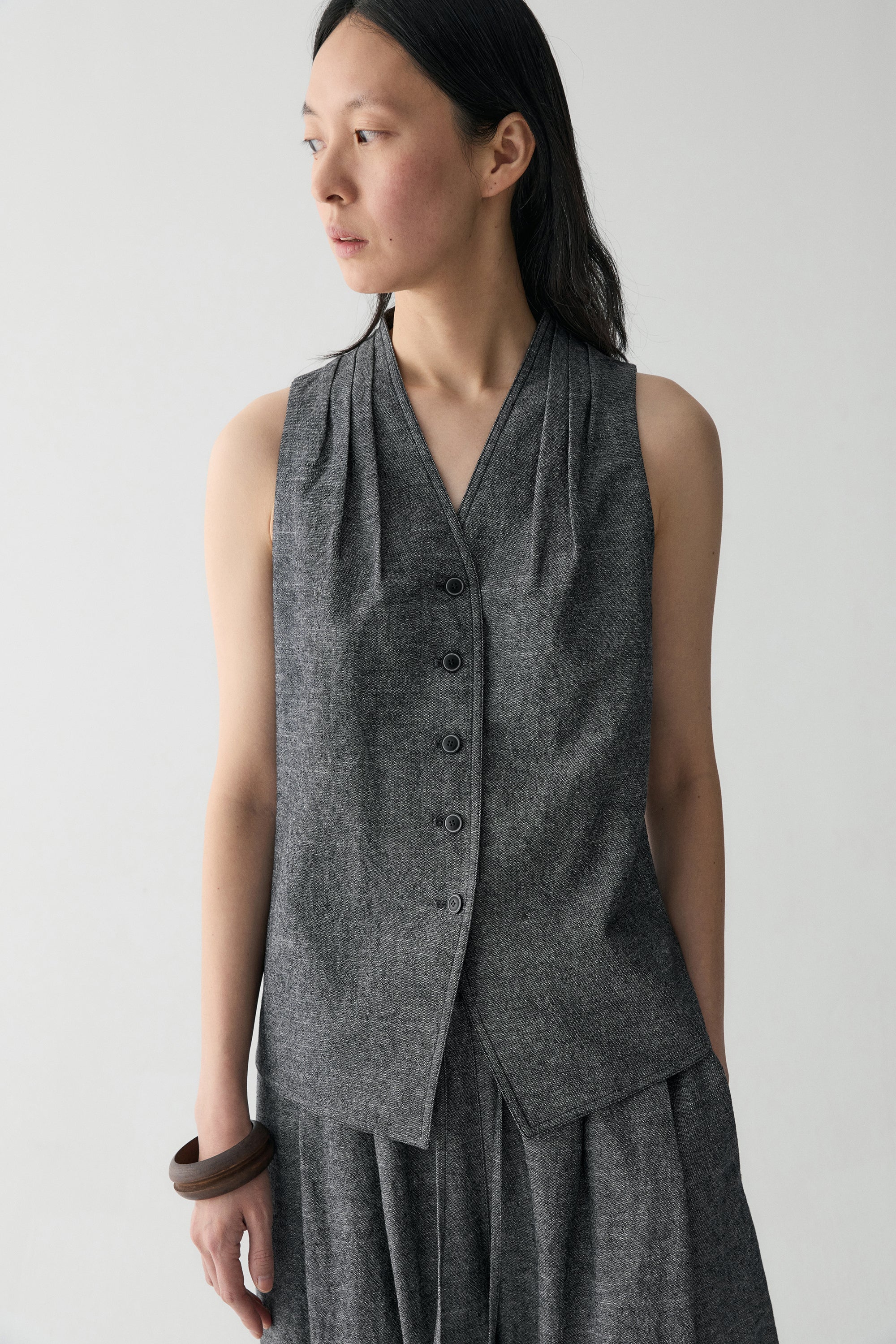 Cotton-linen Vest - Image 6