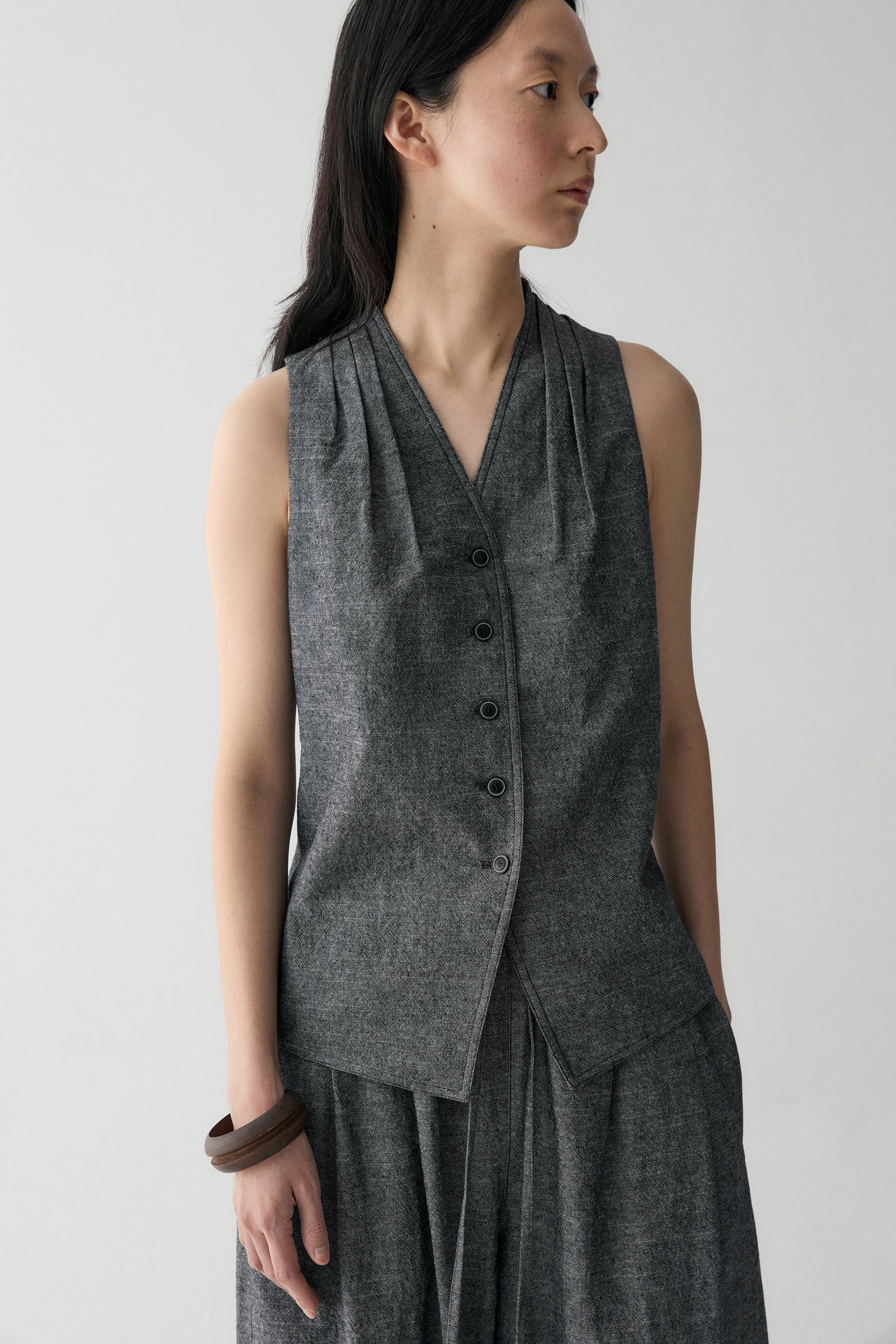 Cotton-linen Vest - Image 7