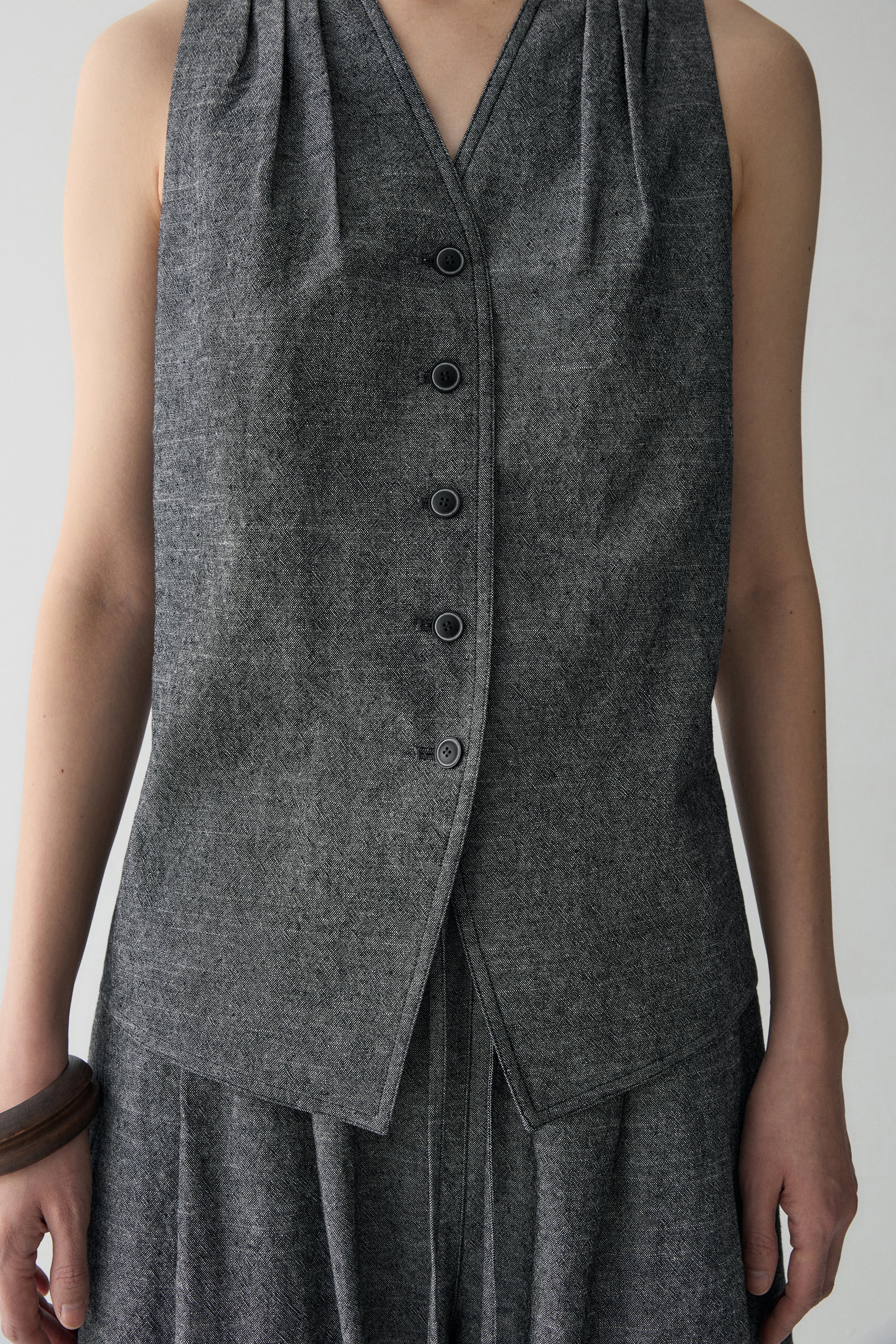 Cotton-linen Vest - Image 9
