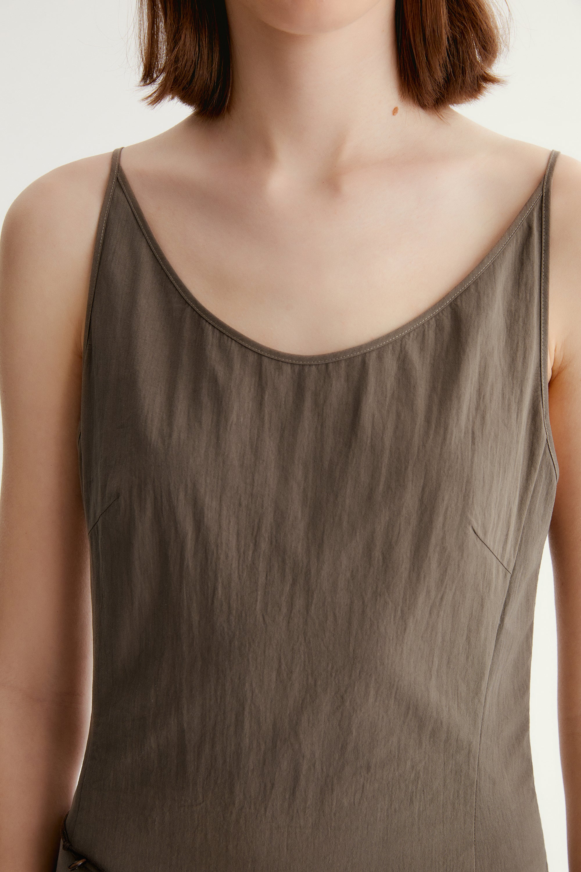 Cotton Pleated Dress - Image 12
