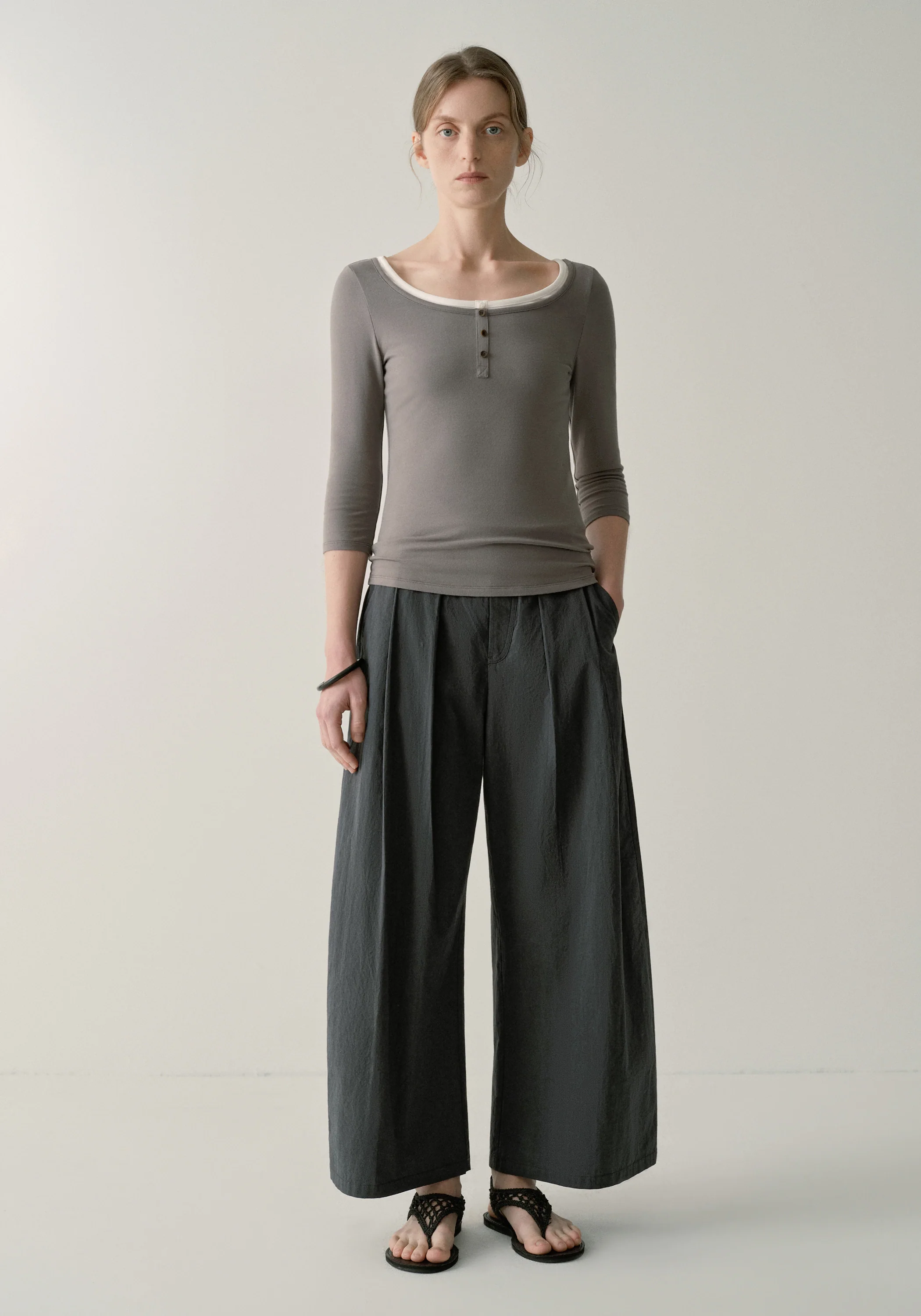 Cotton-silk Cropped Pants - Image 5