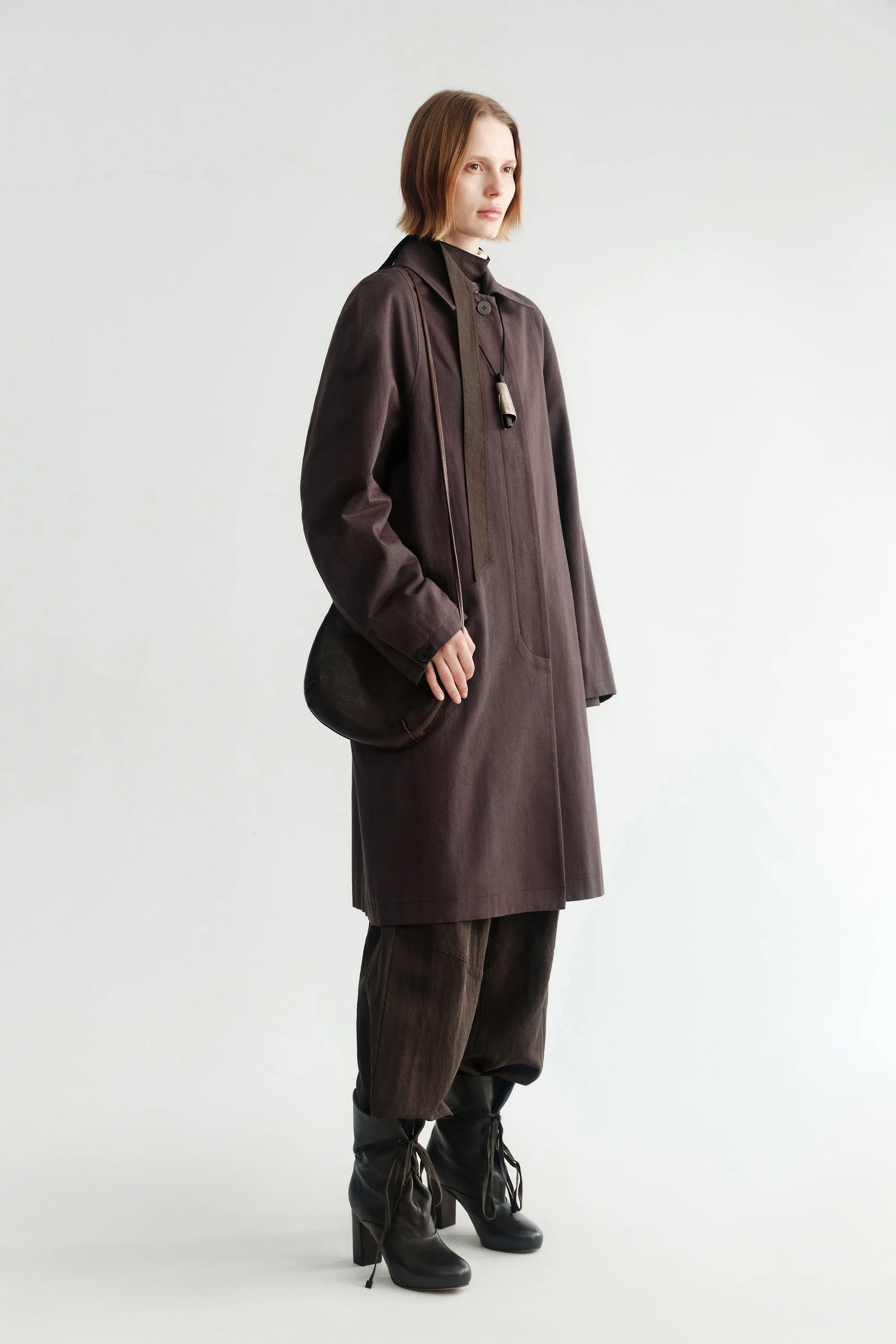 Cotton Tailored Coat - Image 10