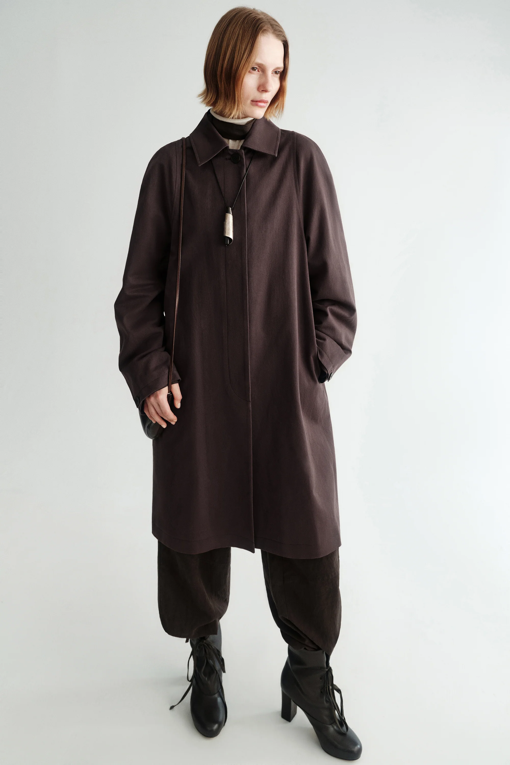 Cotton Tailored Coat - Image 11