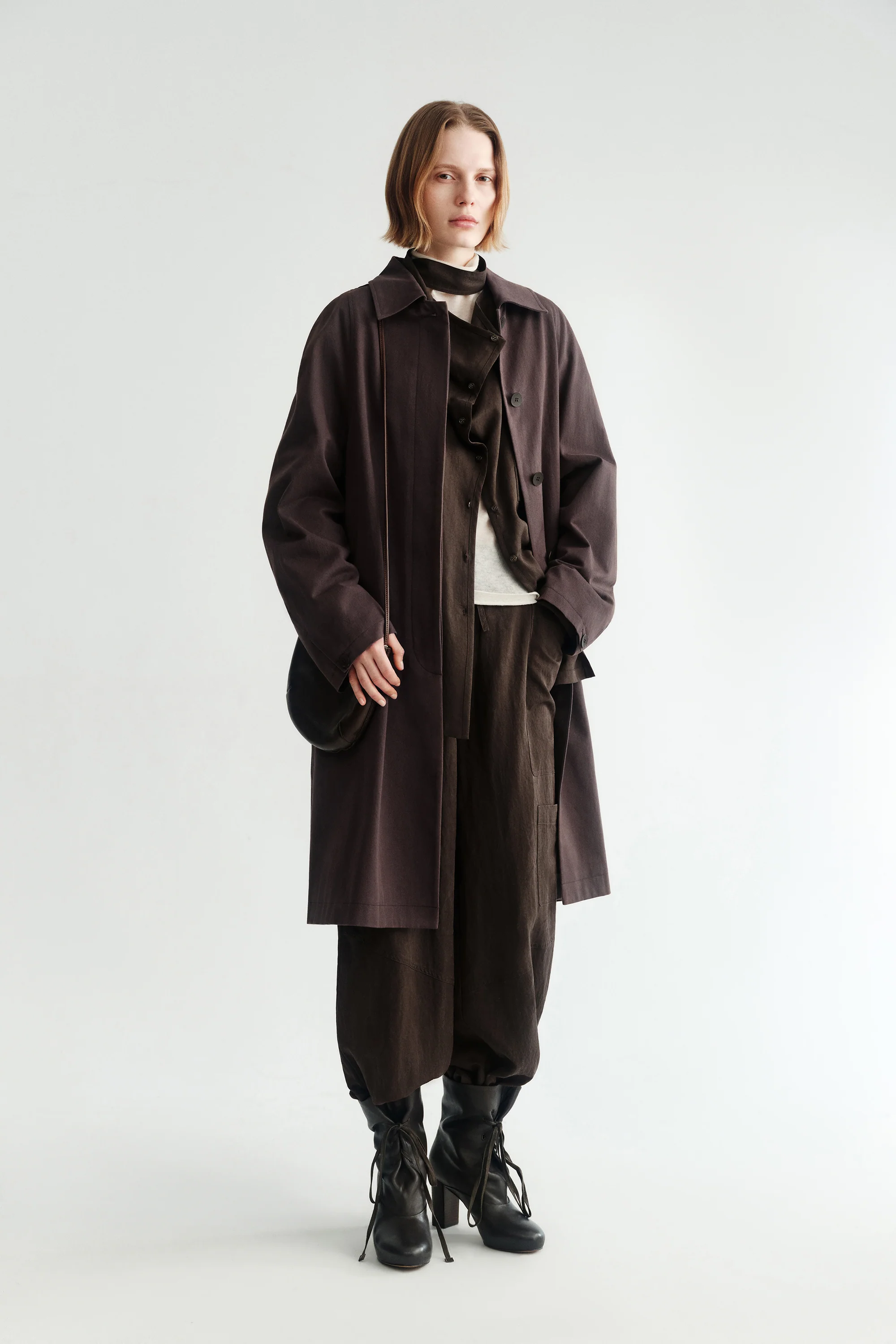 Cotton Tailored Coat - Image 13