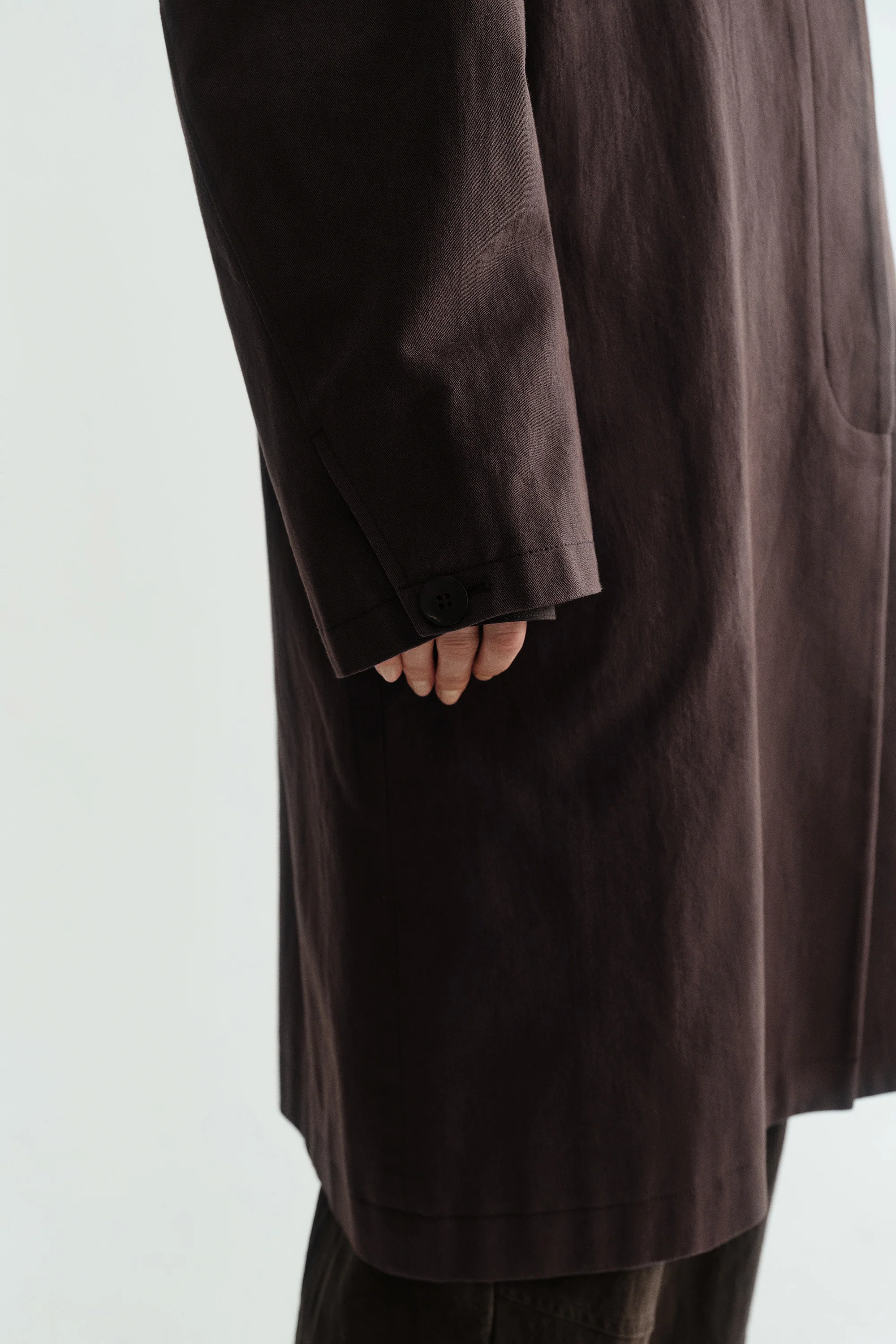 Cotton Tailored Coat - Image 14