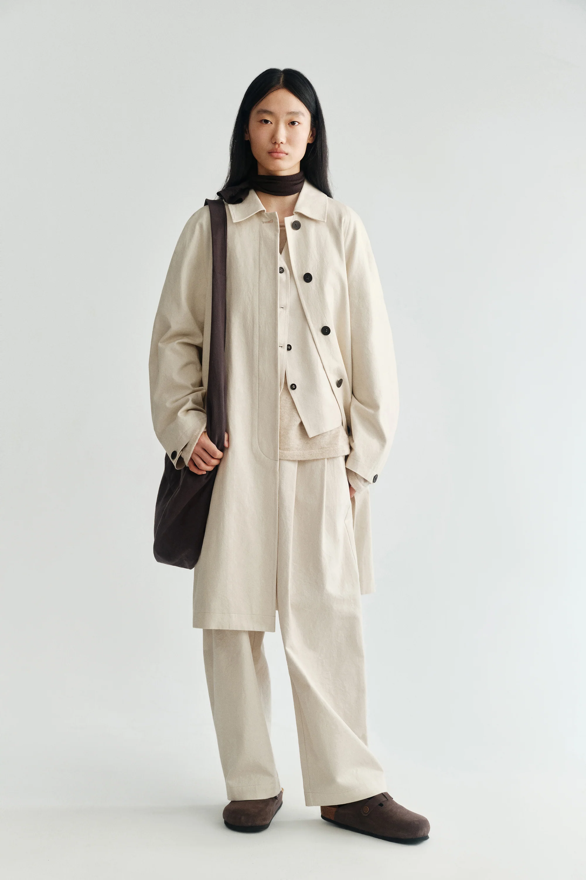 Cotton Tailored Coat - Image 16