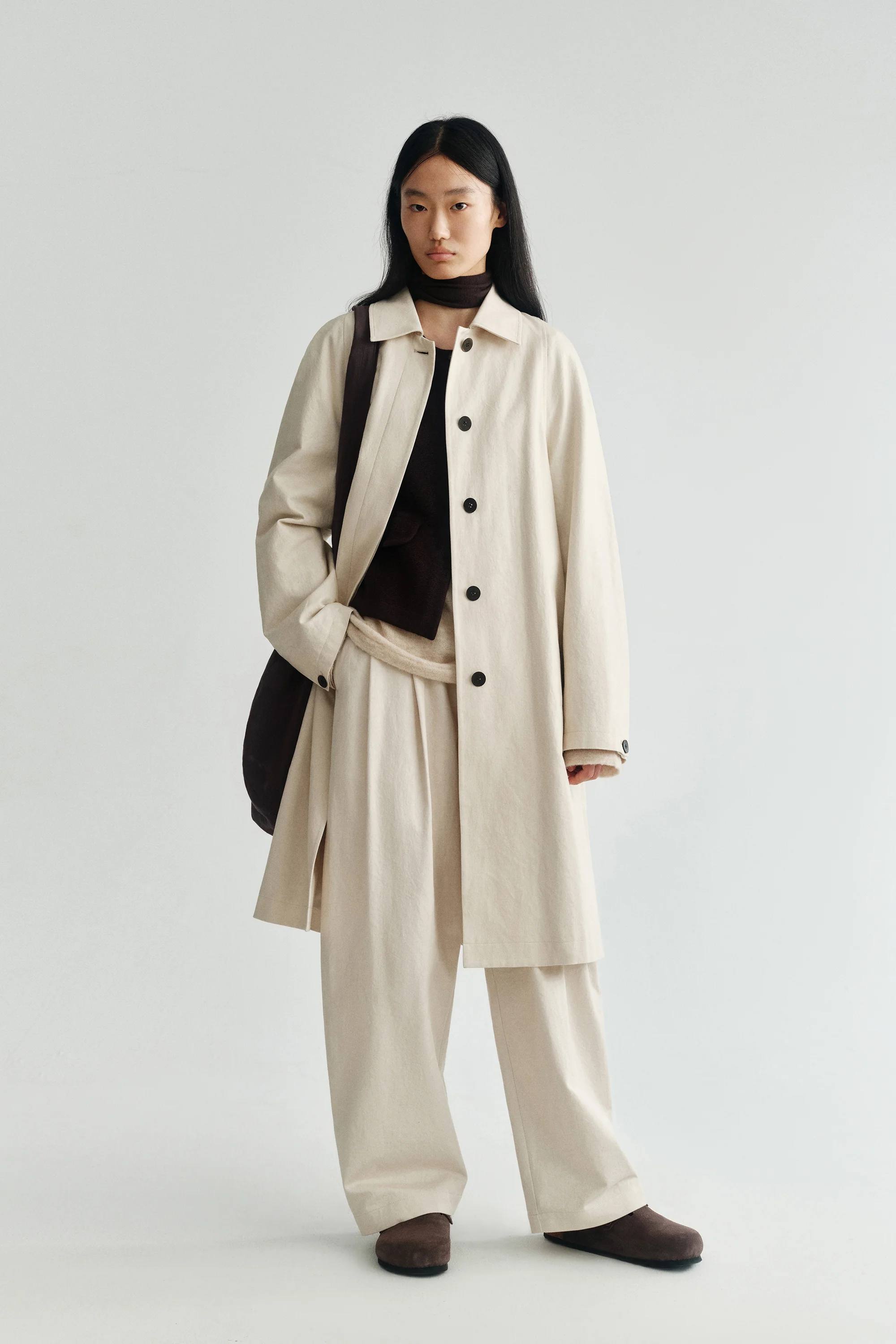 Cotton Tailored Coat - Image 17
