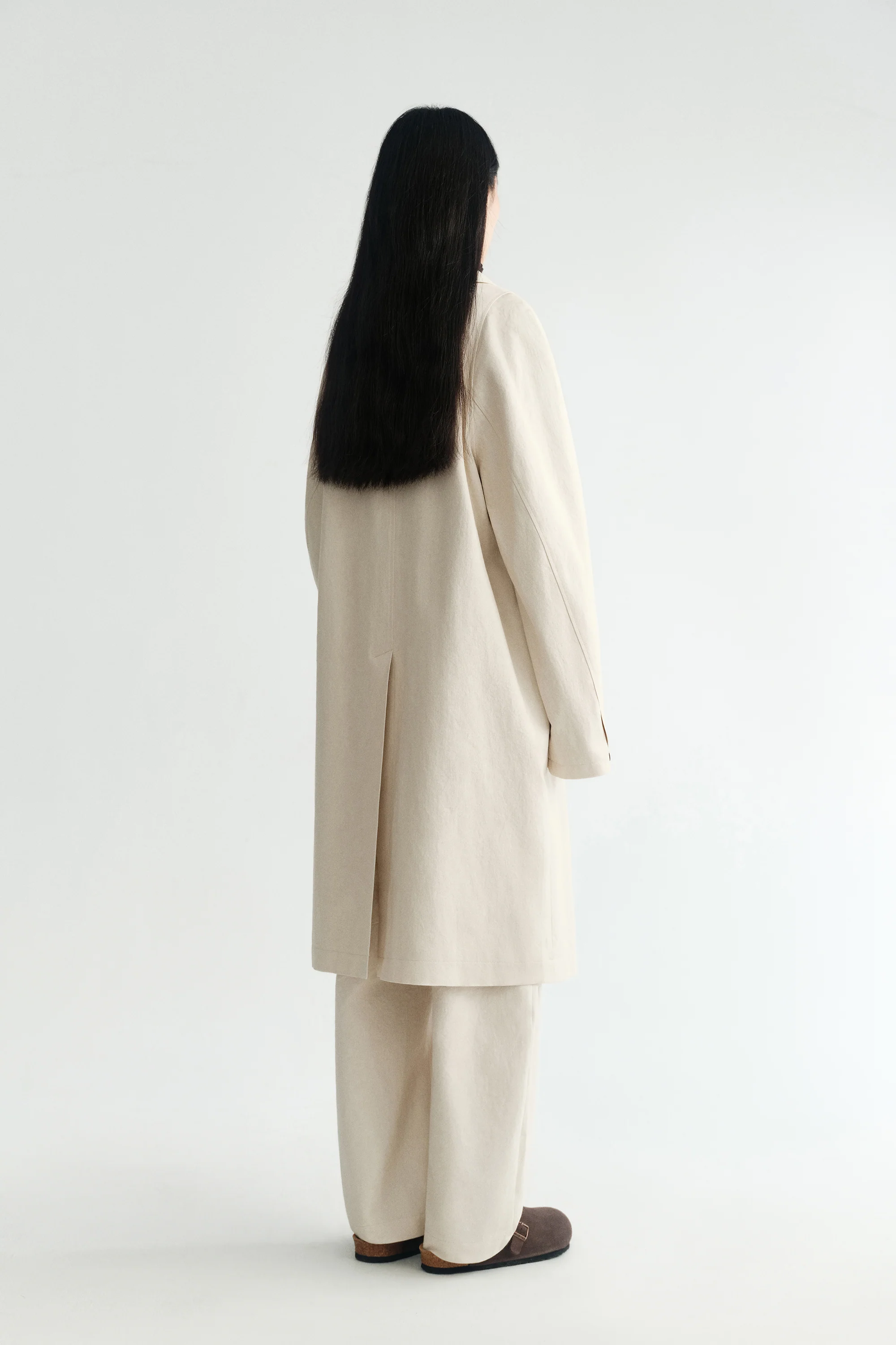 Cotton Tailored Coat - Image 18
