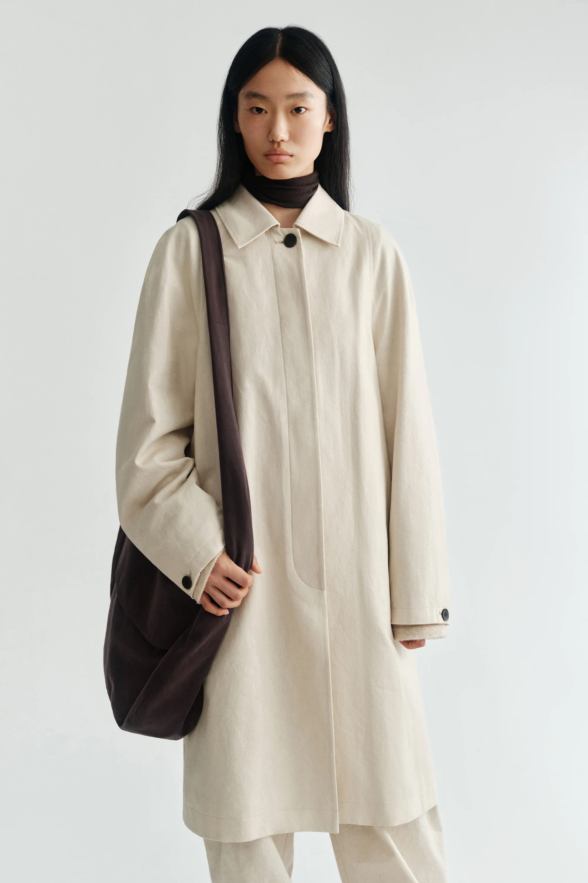 Cotton Tailored Coat - Image 19