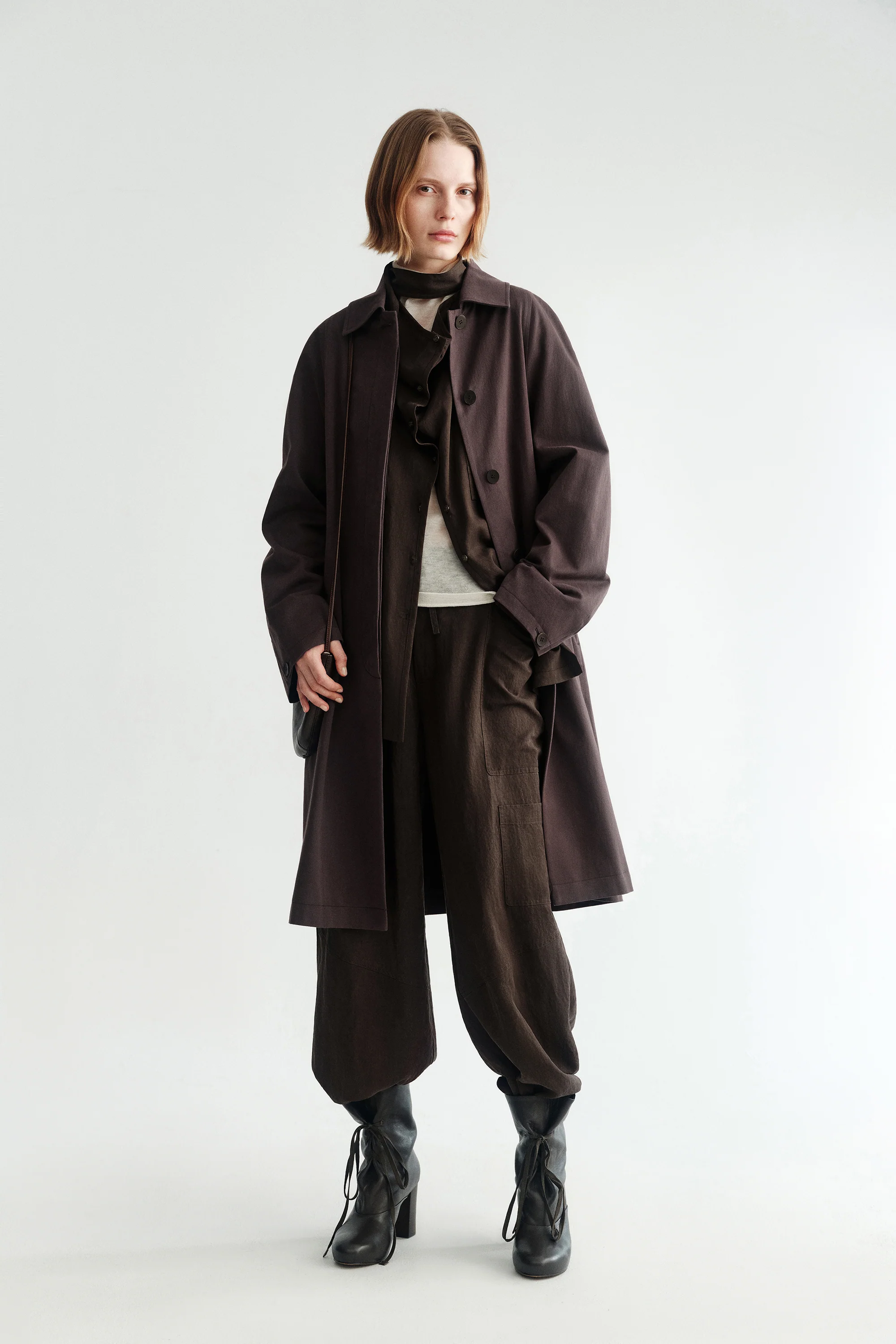 Cotton Tailored Coat - Image 2