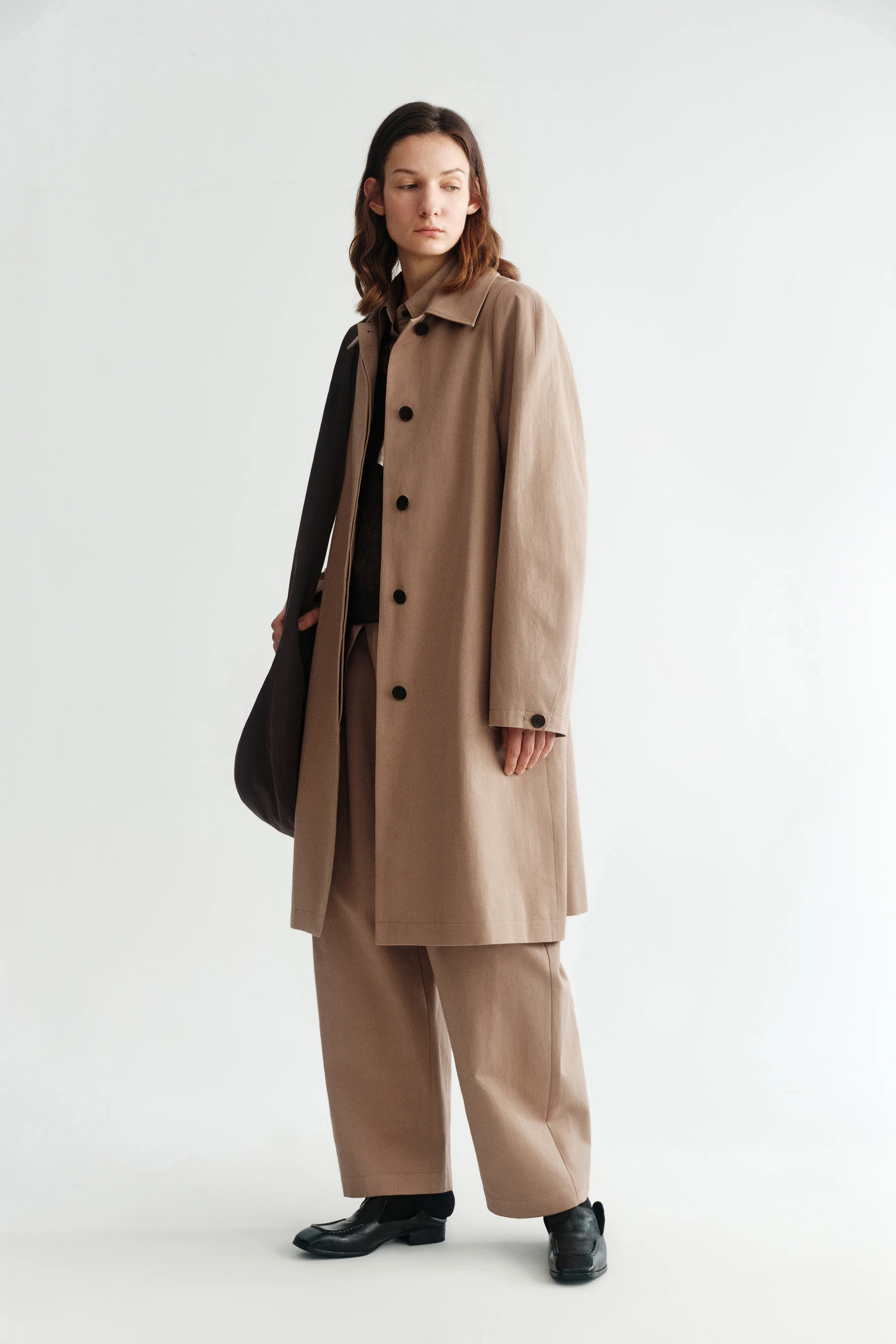 Cotton Tailored Coat - Image 3