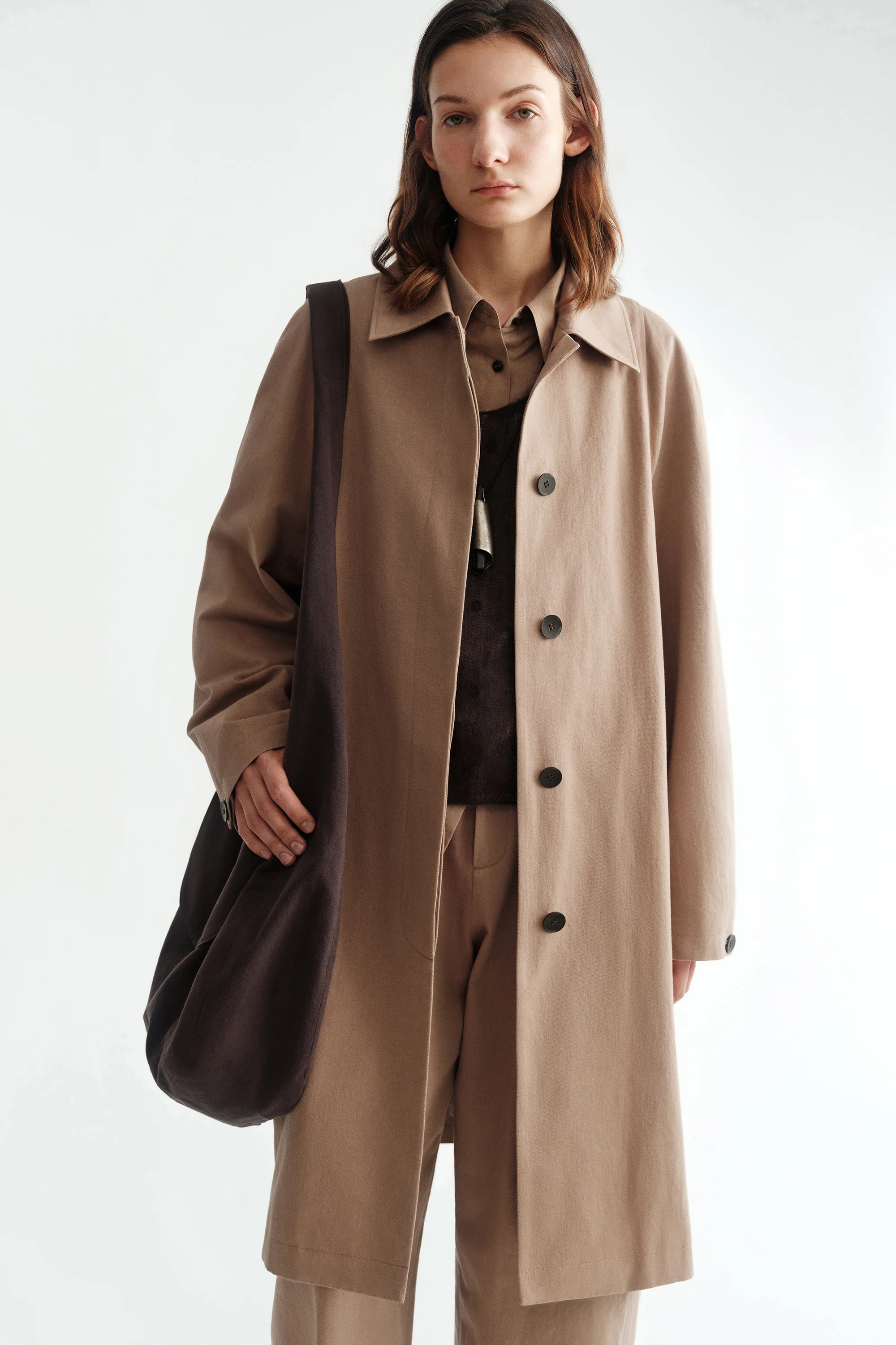 Cotton Tailored Coat - Image 4