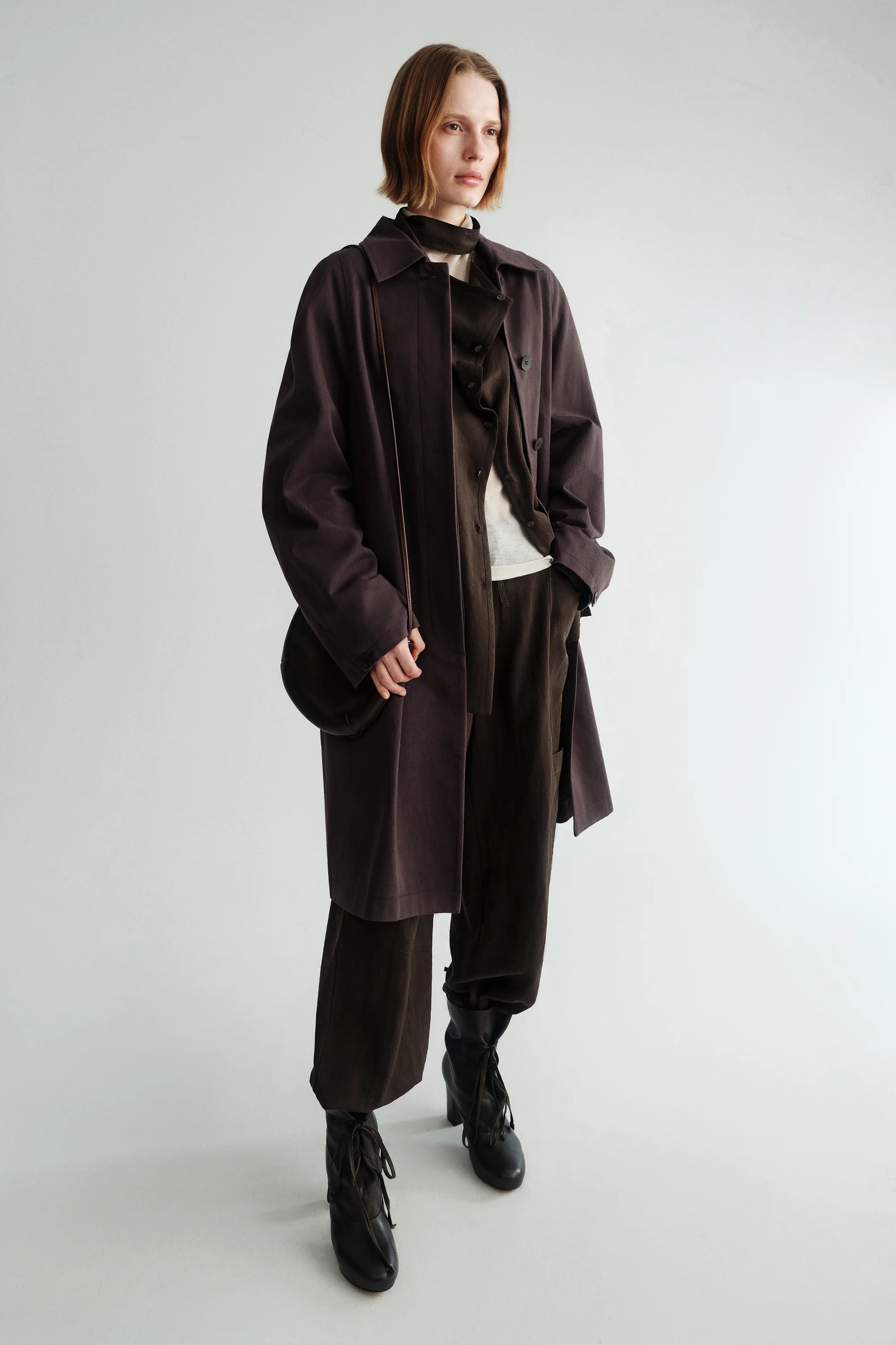 Cotton Tailored Coat - Image 8