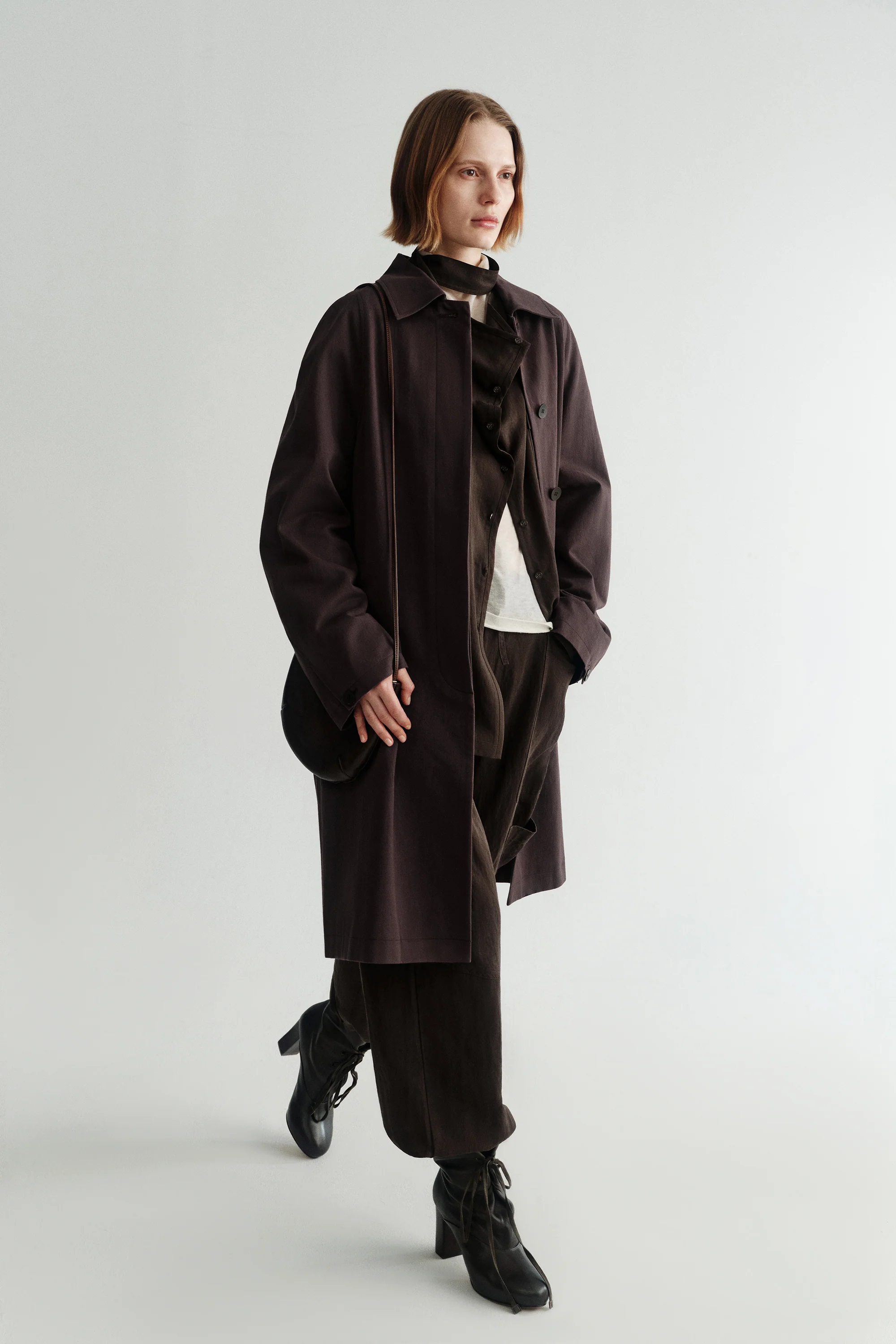 Cotton Tailored Coat - Image 9