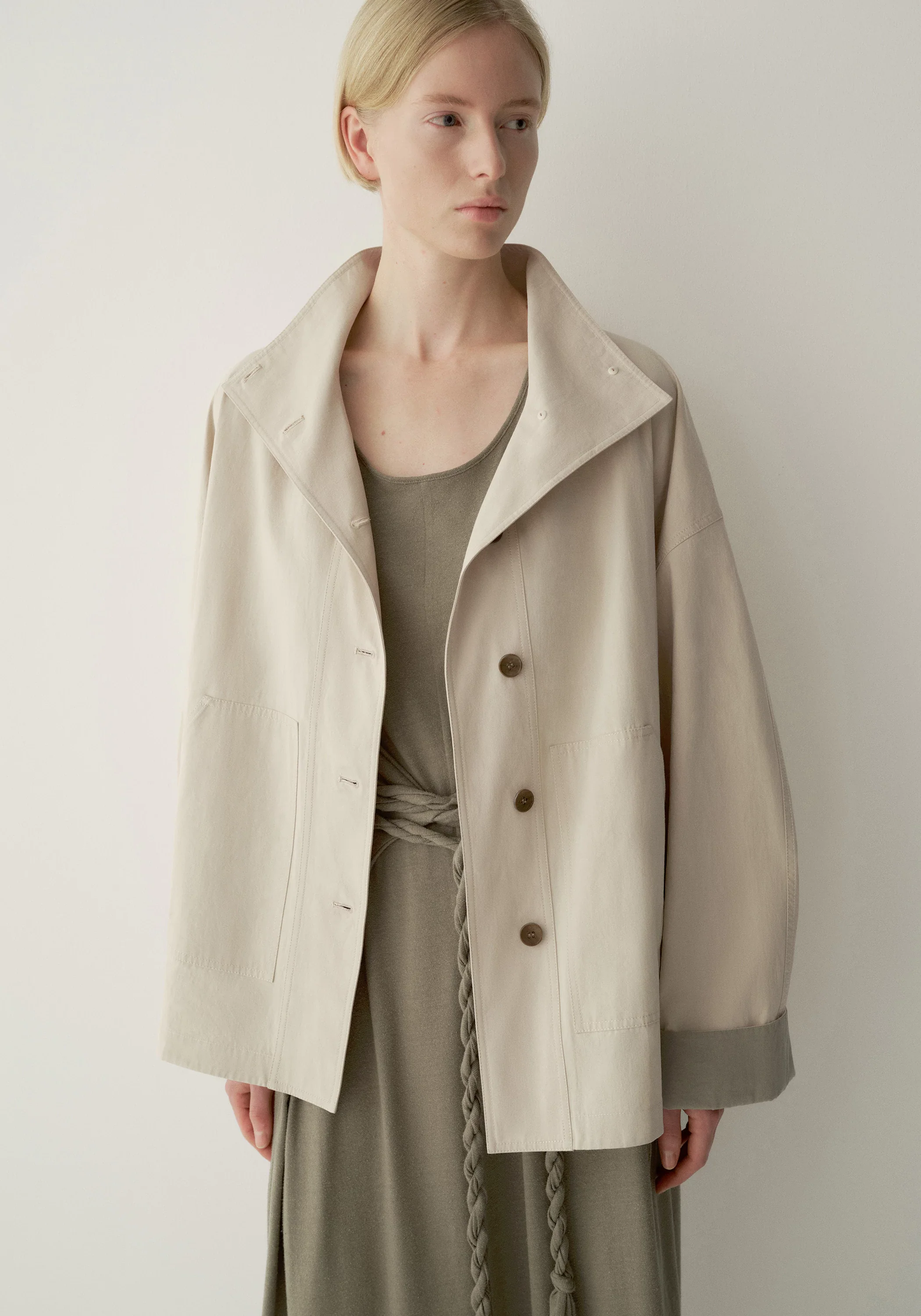 Cotton Trench Coat - Image 14