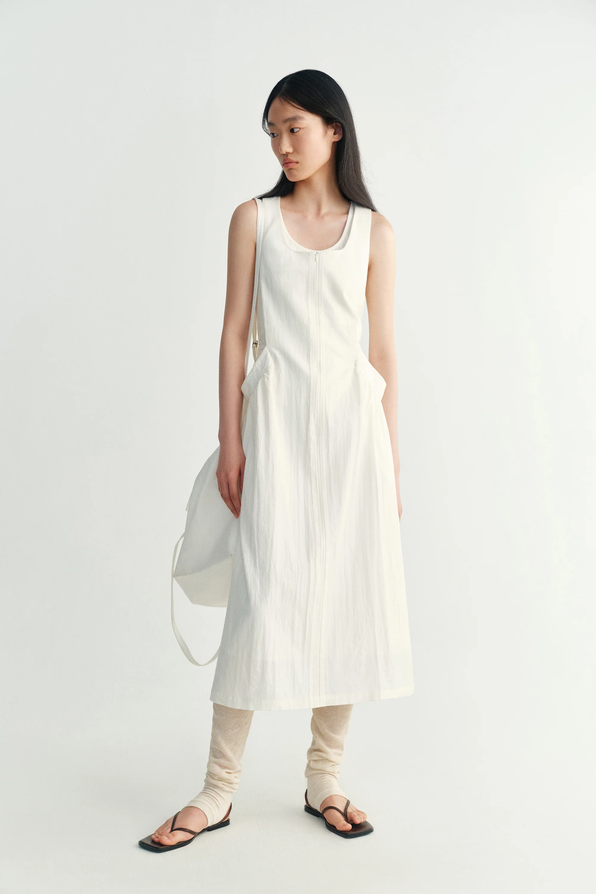Twist-knot Zipper Dress - Image 20