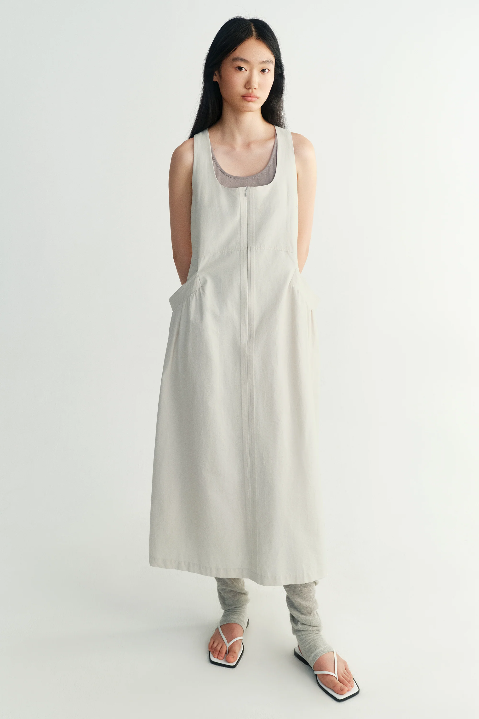 Twist-knot Zipper Dress - Image 4