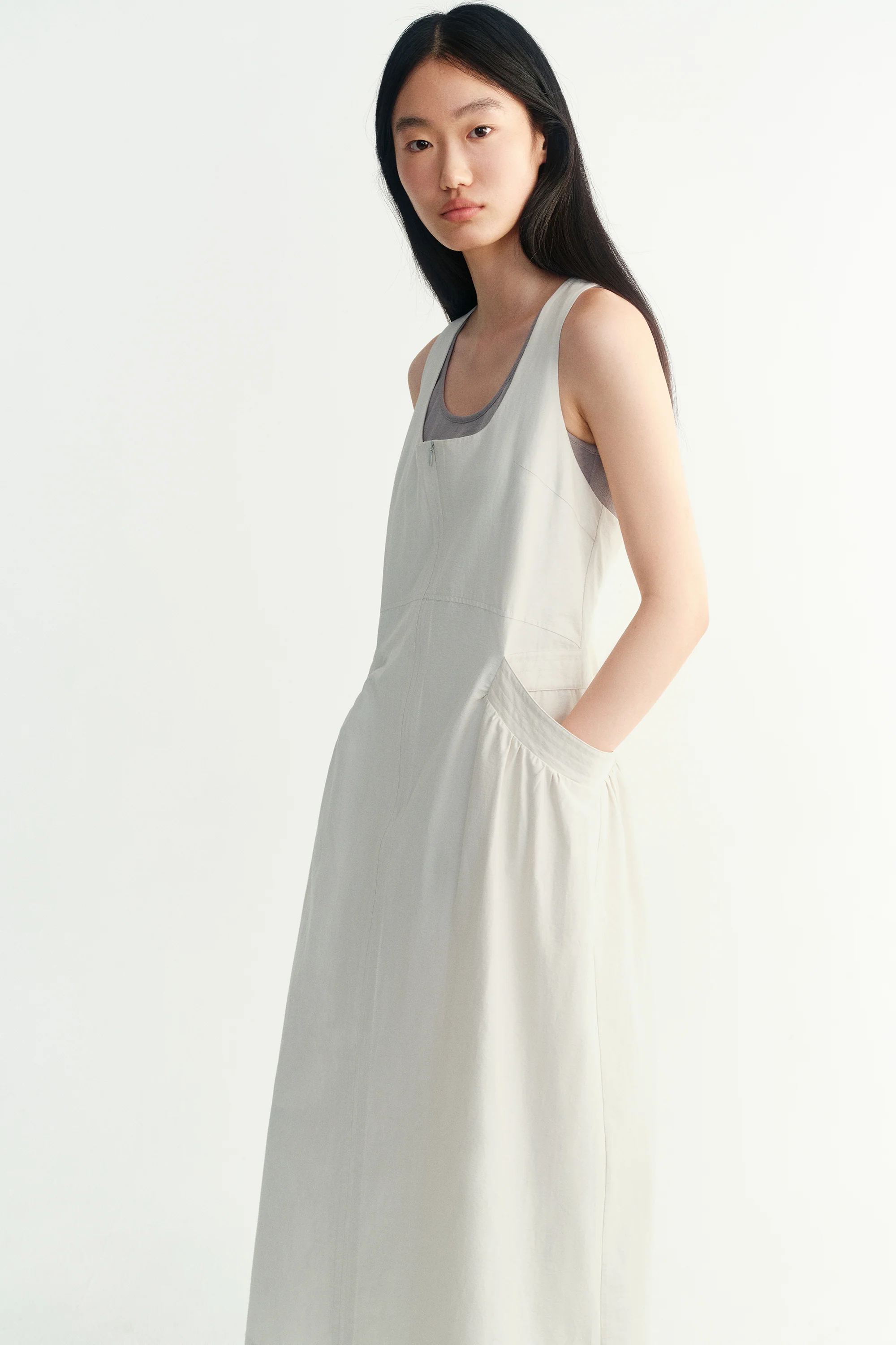 Twist-knot Zipper Dress - Image 6