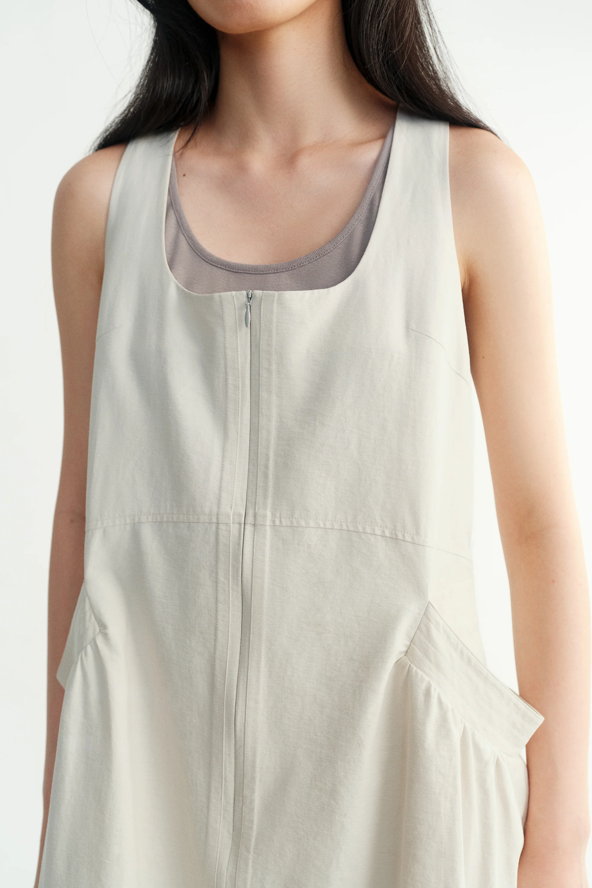 Twist-knot Zipper Dress - Image 7
