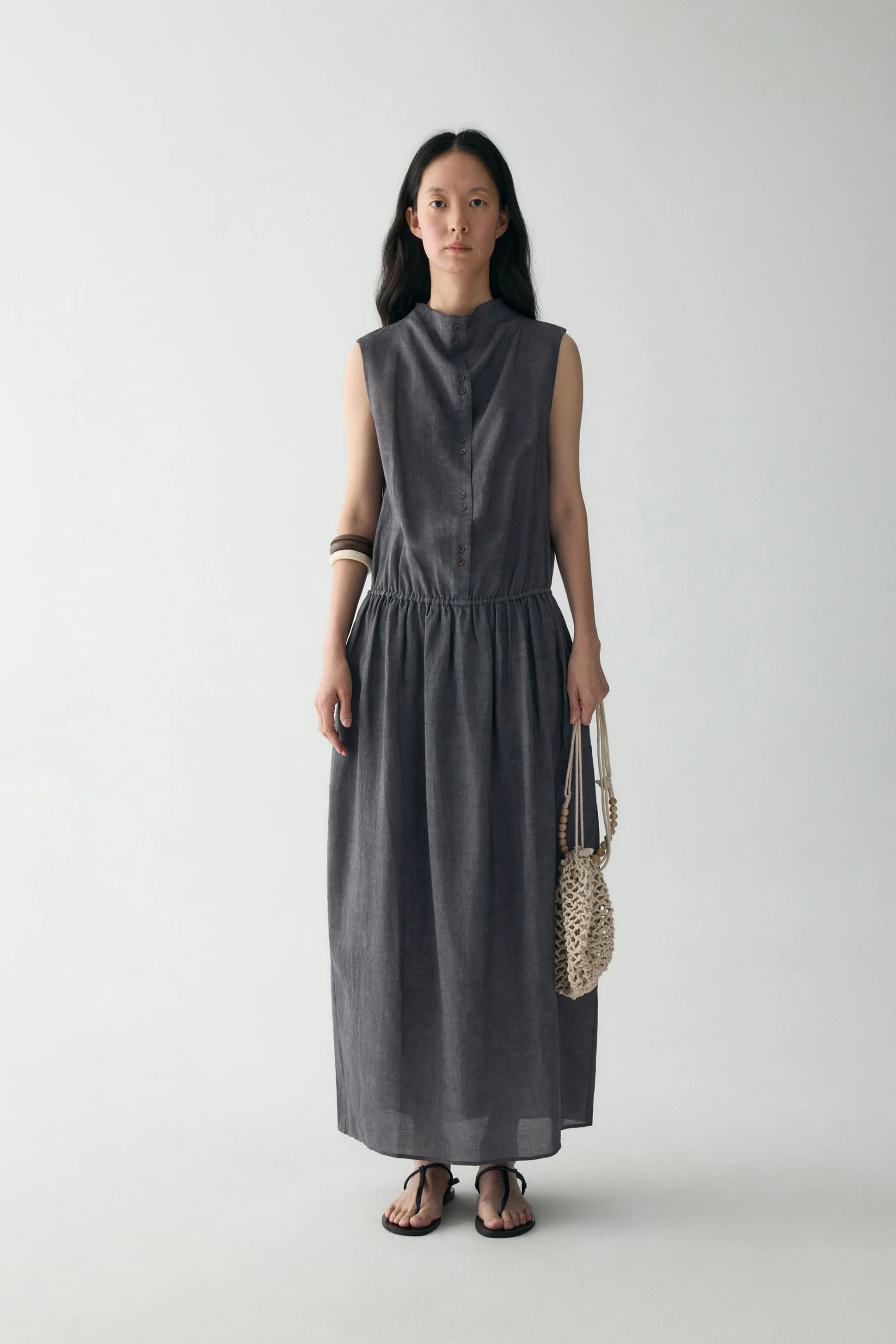Cowl Neck Sleeveless Dress - Image 10