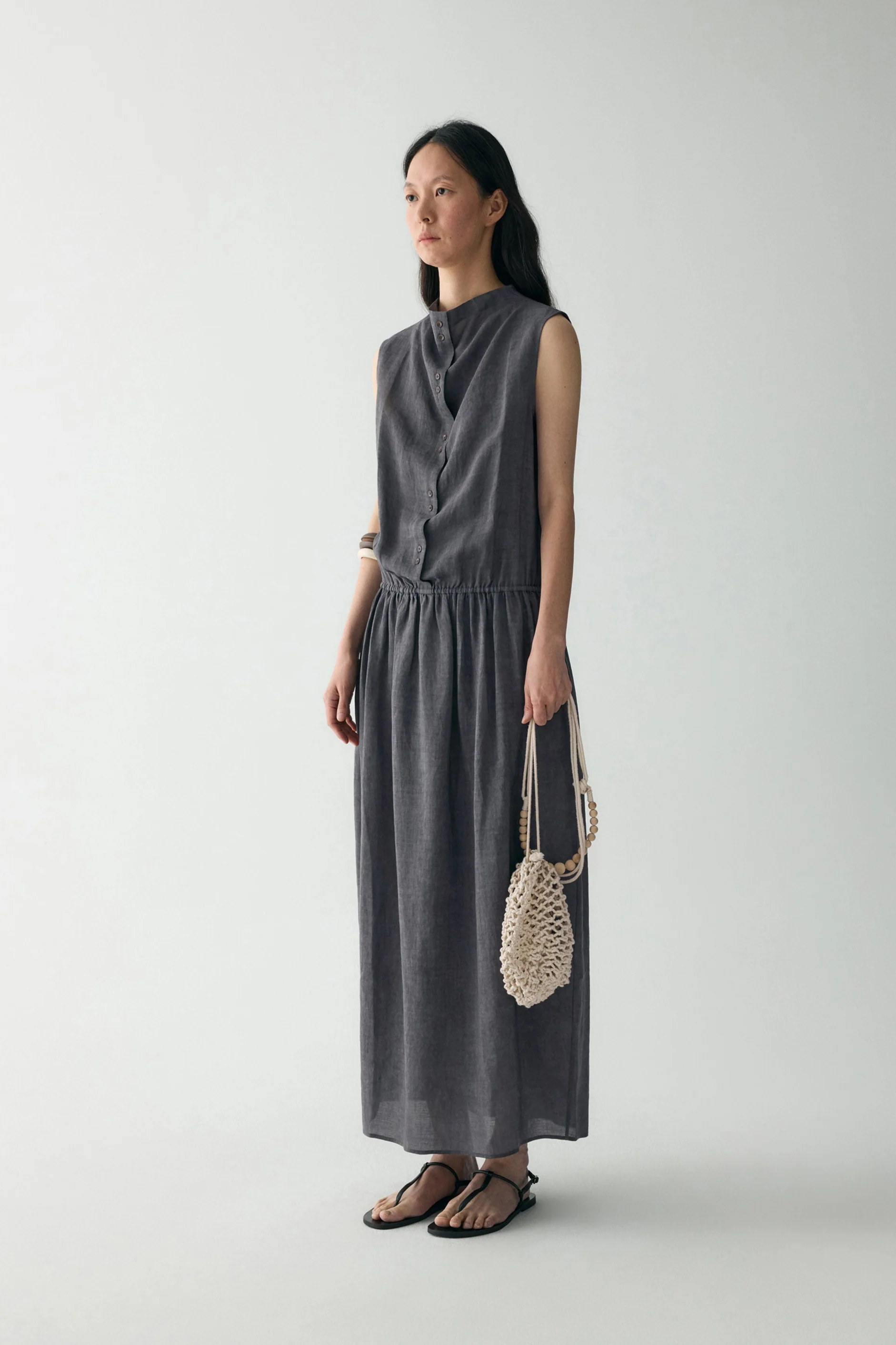 Cowl Neck Sleeveless Dress - Image 11