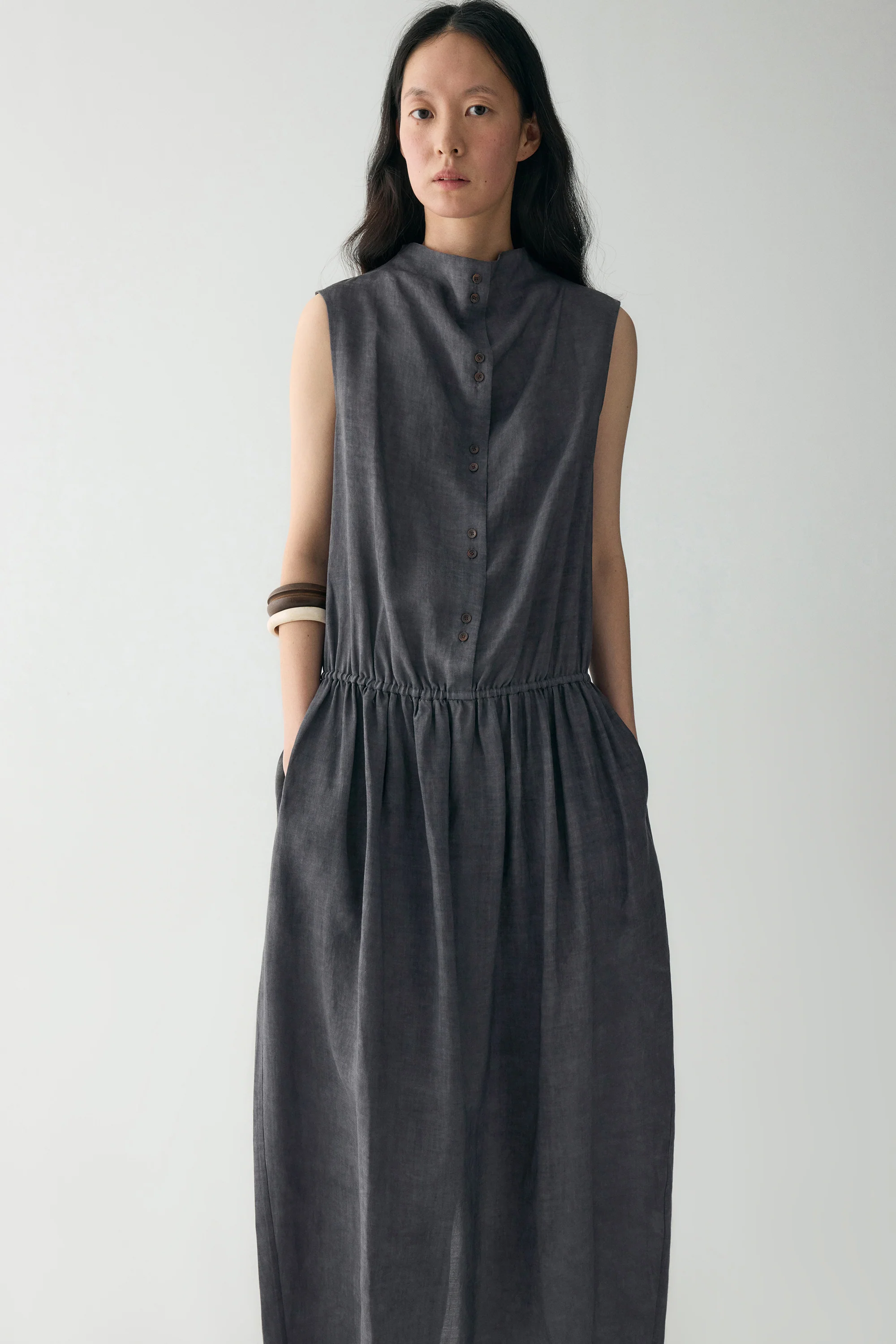 Cowl Neck Sleeveless Dress - Image 13