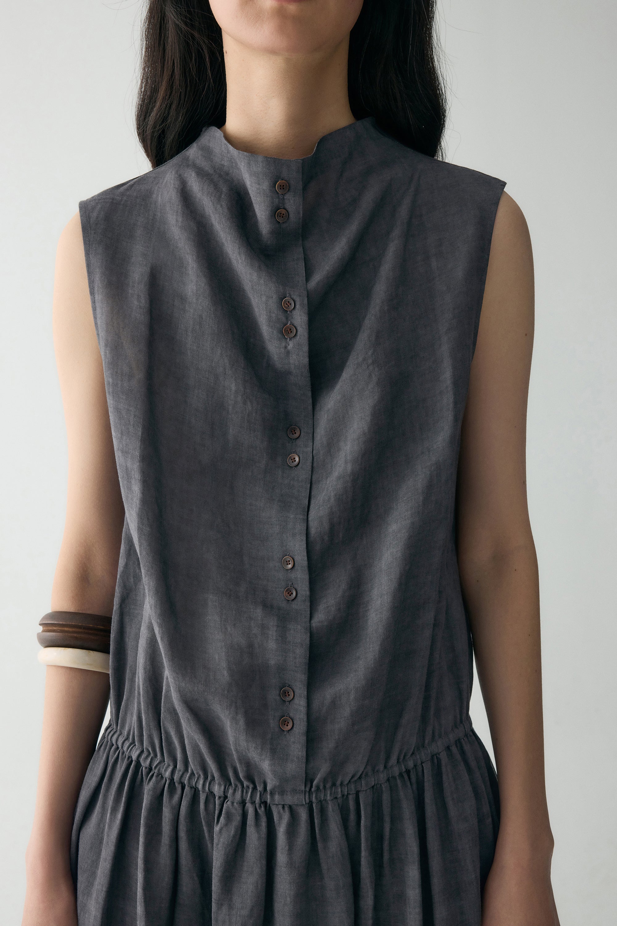Cowl Neck Sleeveless Dress - Image 17