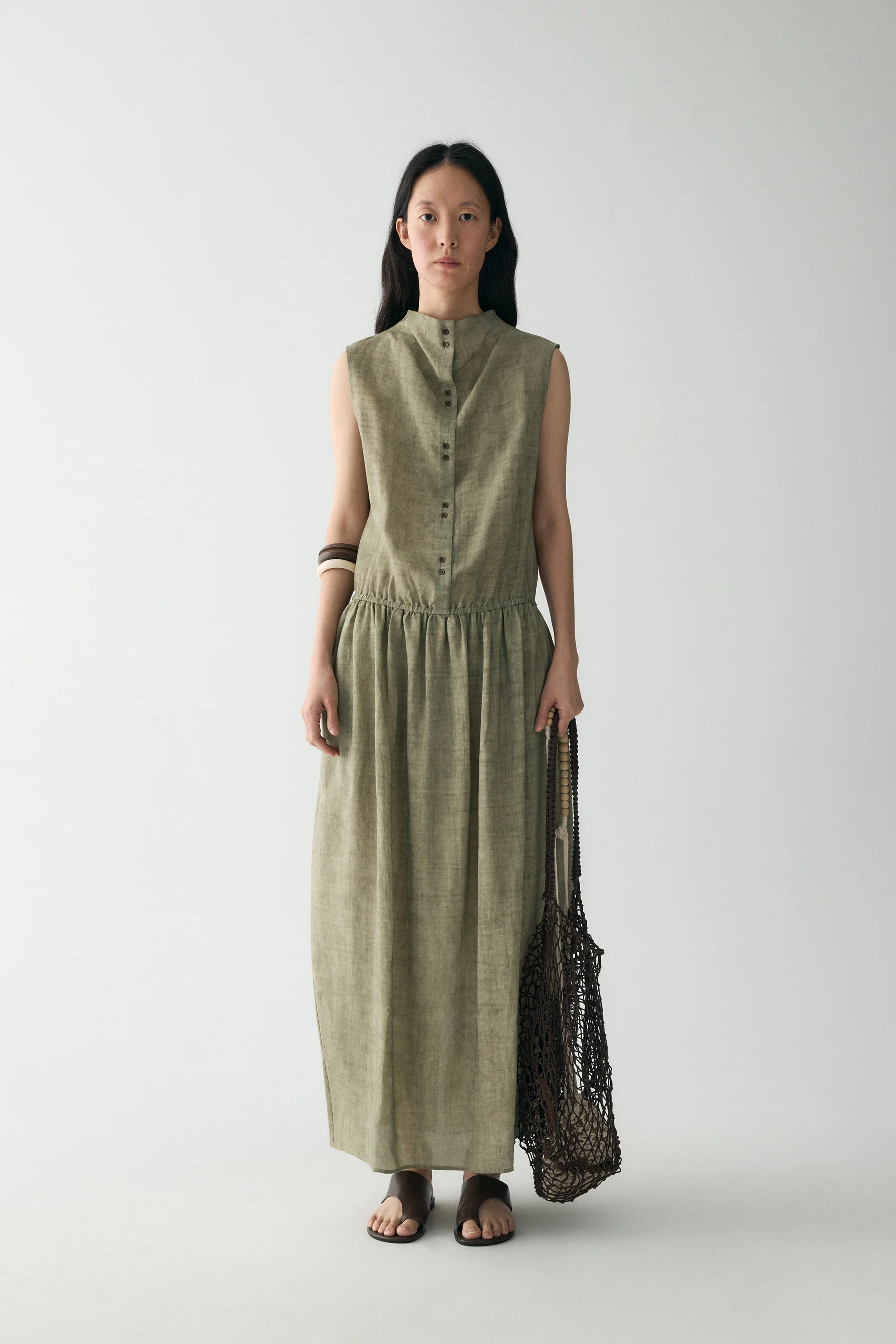 Cowl Neck Sleeveless Dress - Image 4