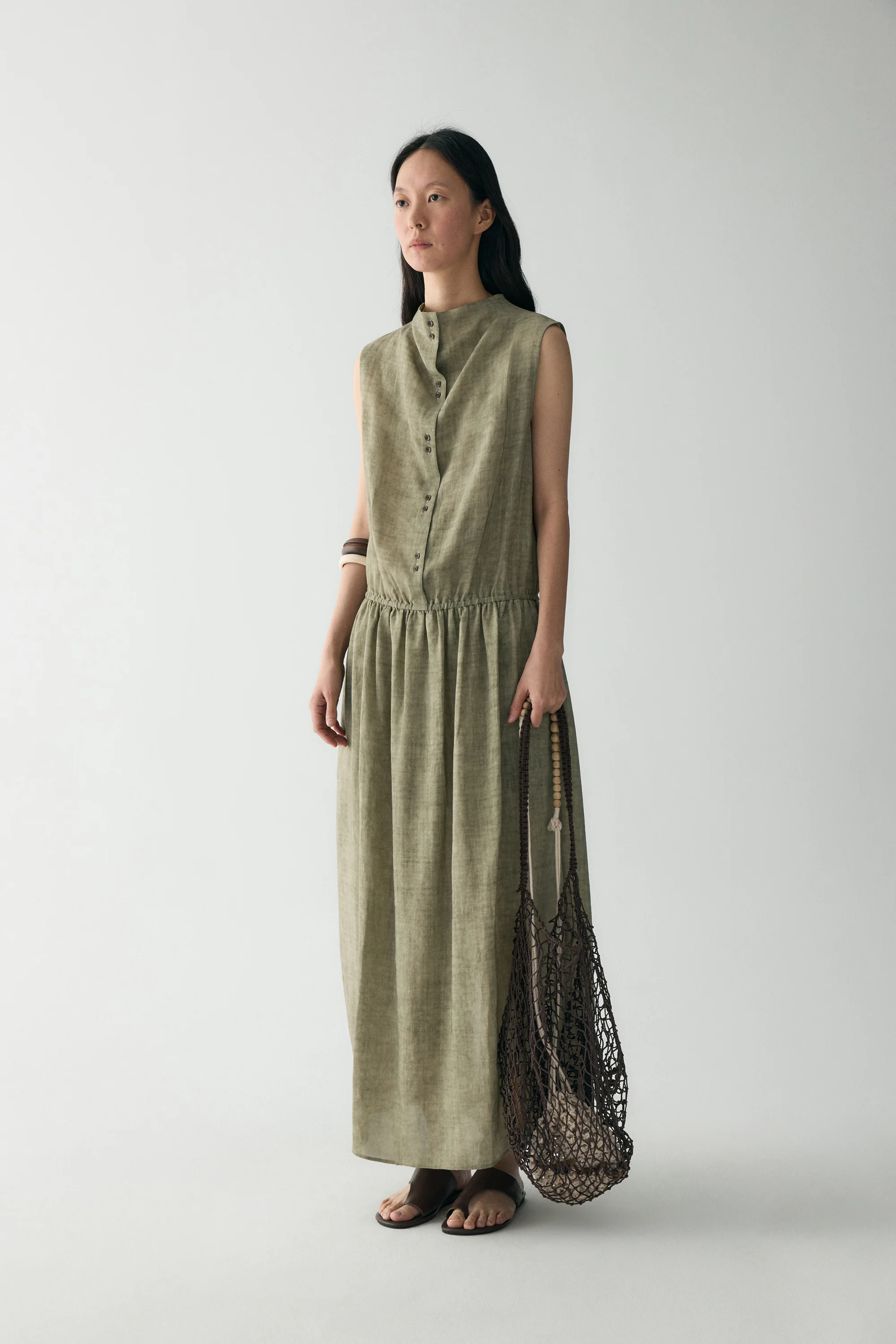 Cowl Neck Sleeveless Dress - Image 5
